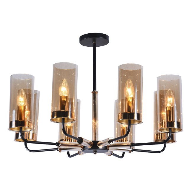 Люстра на штанге Seven Fires Норма SF3303/8C-MBK-FGD