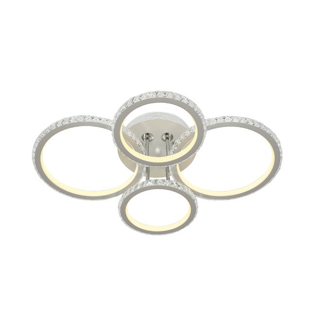 Потолочная люстра с пультом Офели Seven Fires SF7013/4C-WT