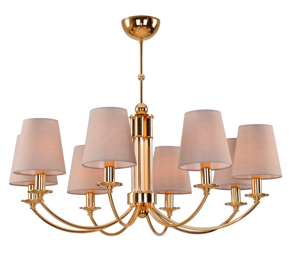 Люстра на штанге Crystal Lux Camila CAMILA SP8 GOLD