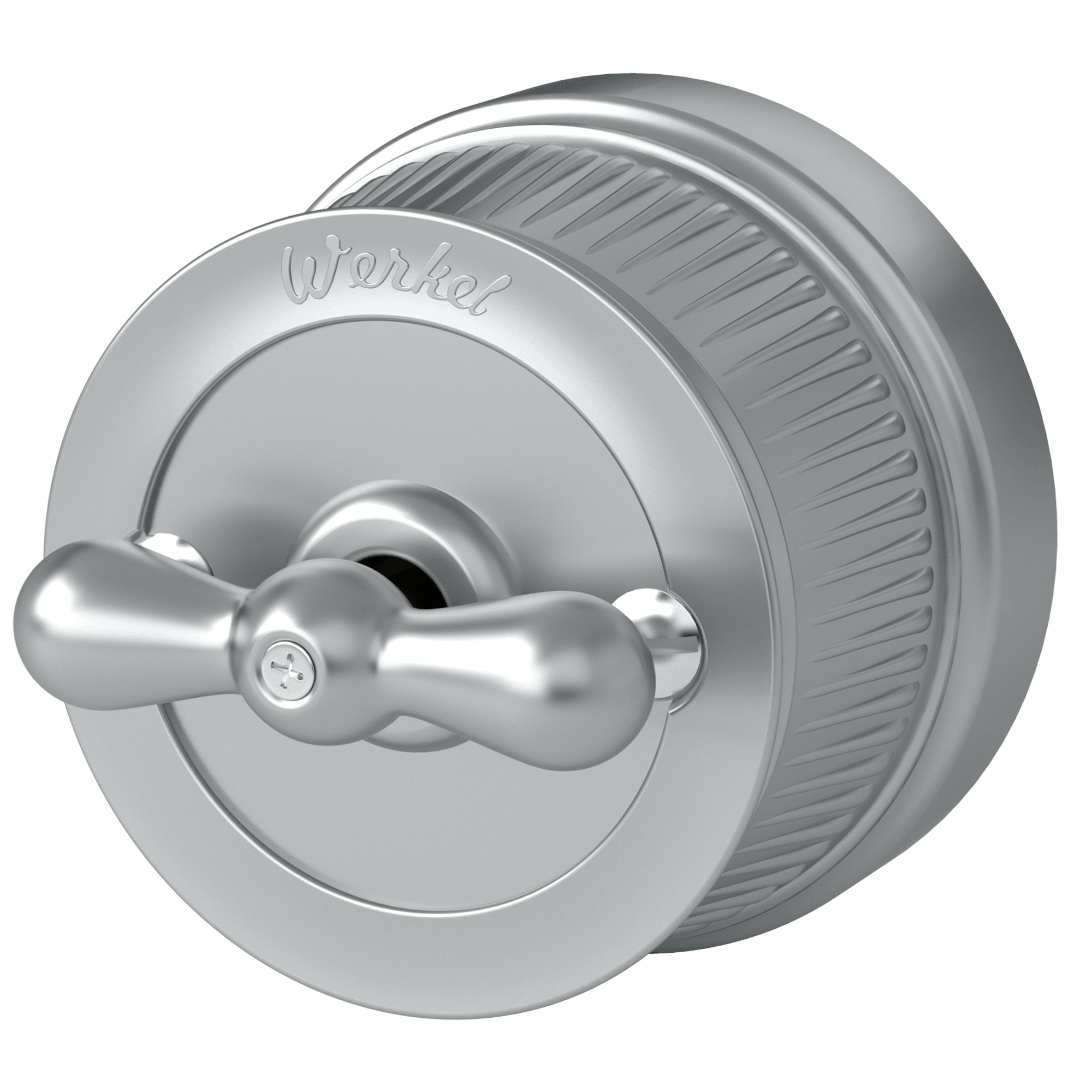 Werkel WL19-01-03/ Переключатель одноклавишный (Матовый хром) Ретро