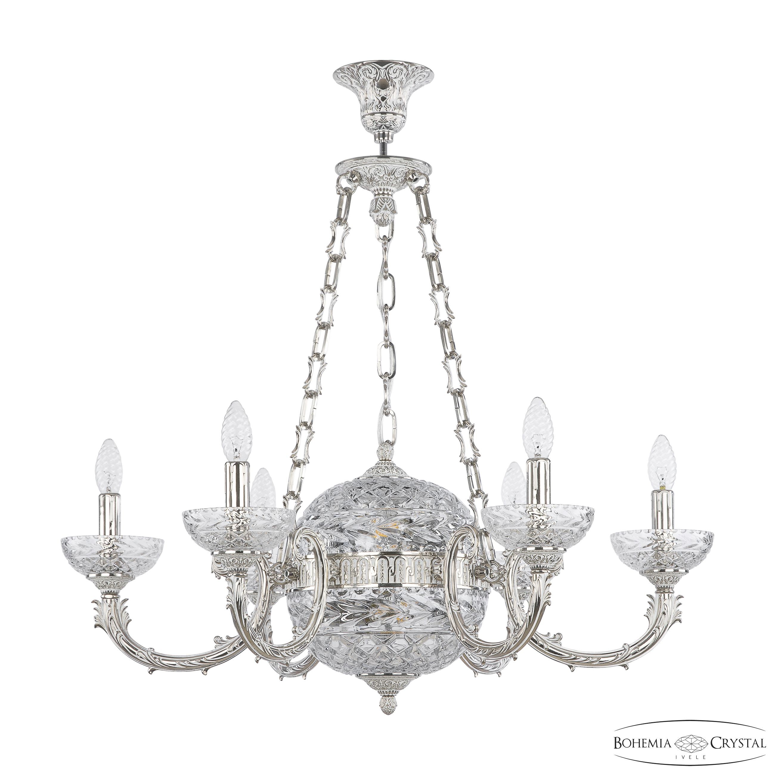 Подвесная люстра Bohemia Florence 71009P/6/210 NW P Clear/M-1F