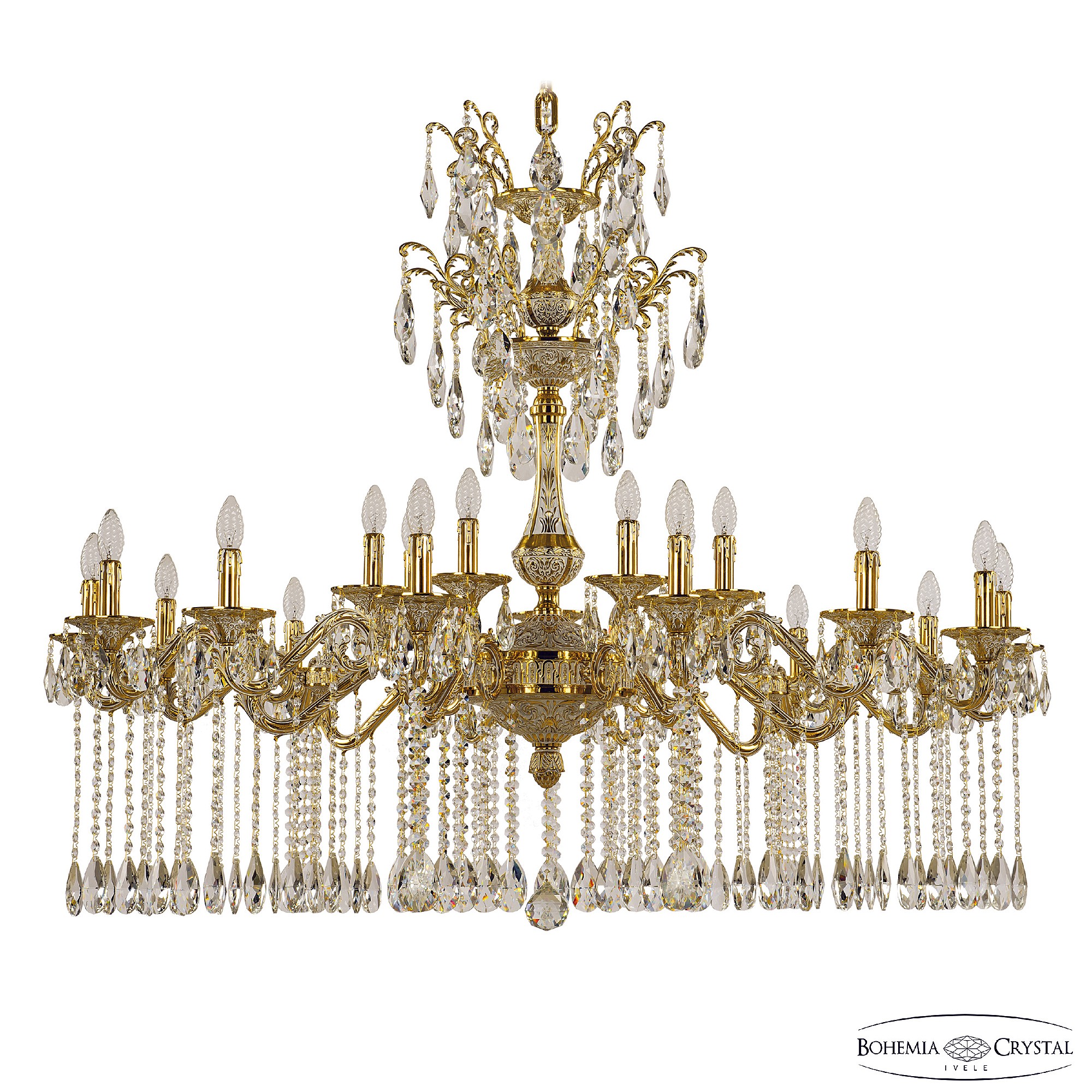 Подвесная хрустальная люстра Florence Bohemia 71107/21/500/XL A GW