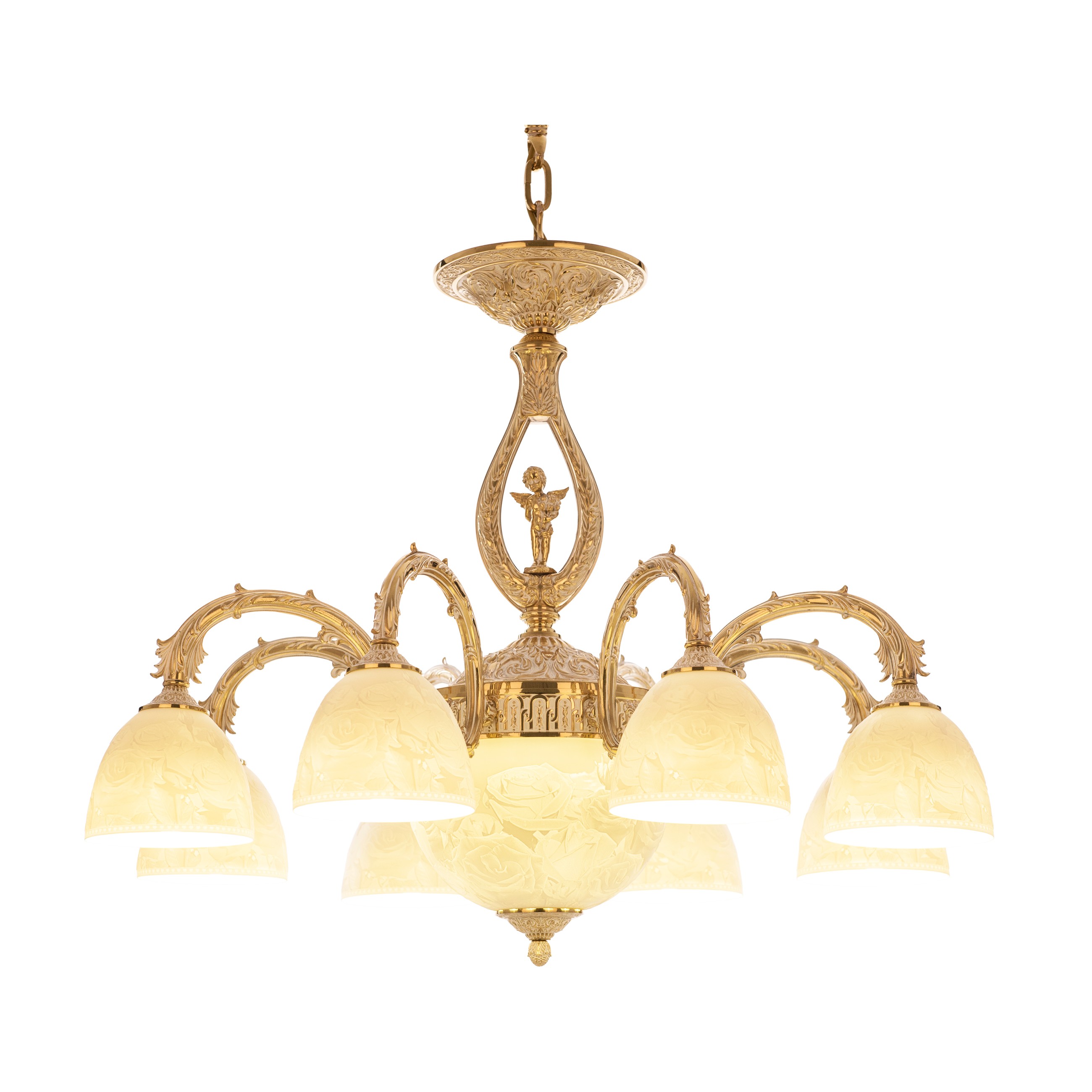 Подвесная люстра Bohemia Florence 71409P/8/210 GW P1 D Rose FA10S