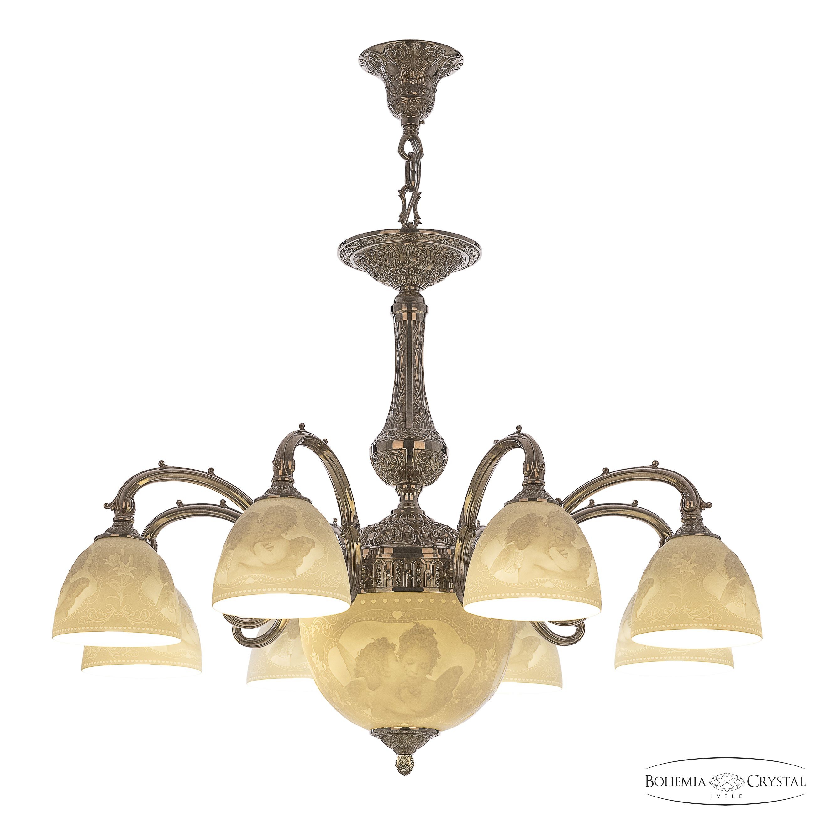 Подвесная люстра Bohemia Verona 72109P/8/210 Ni P1 D Angel