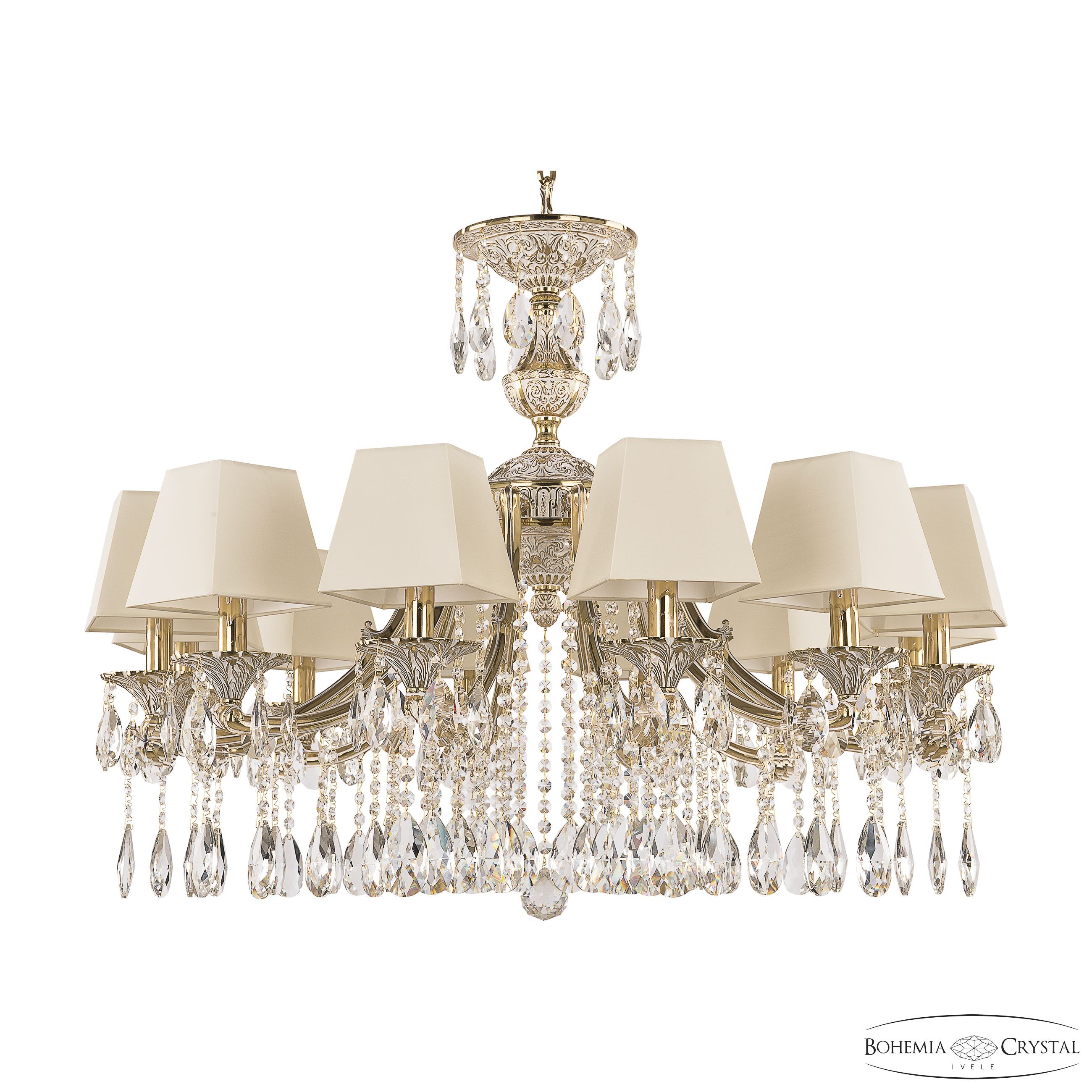 Подвесная хрустальная люстра Verona Bohemia 72211/12/300 A GW SQ7