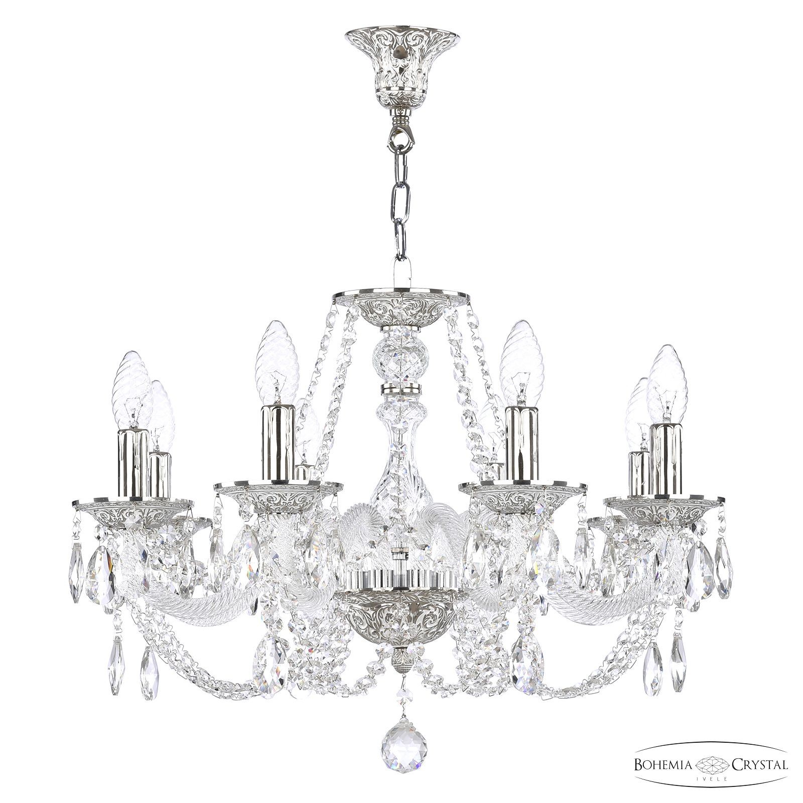 Подвесная хрустальная люстра 1601 Bohemia 1601/8/195 NW