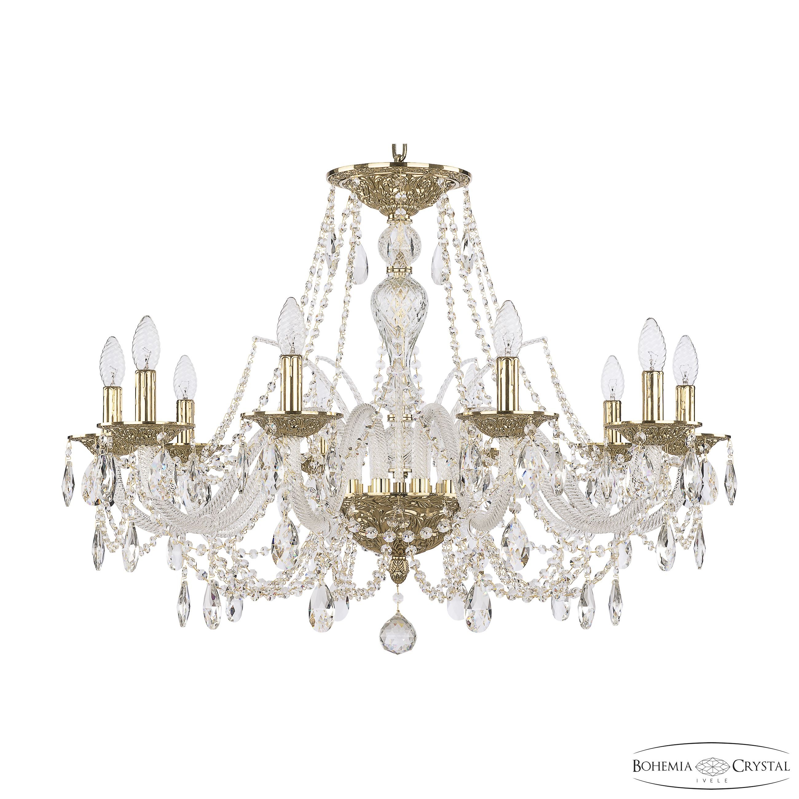 Подвесная хрустальная люстра 1605 Bohemia 1605/10/300 G