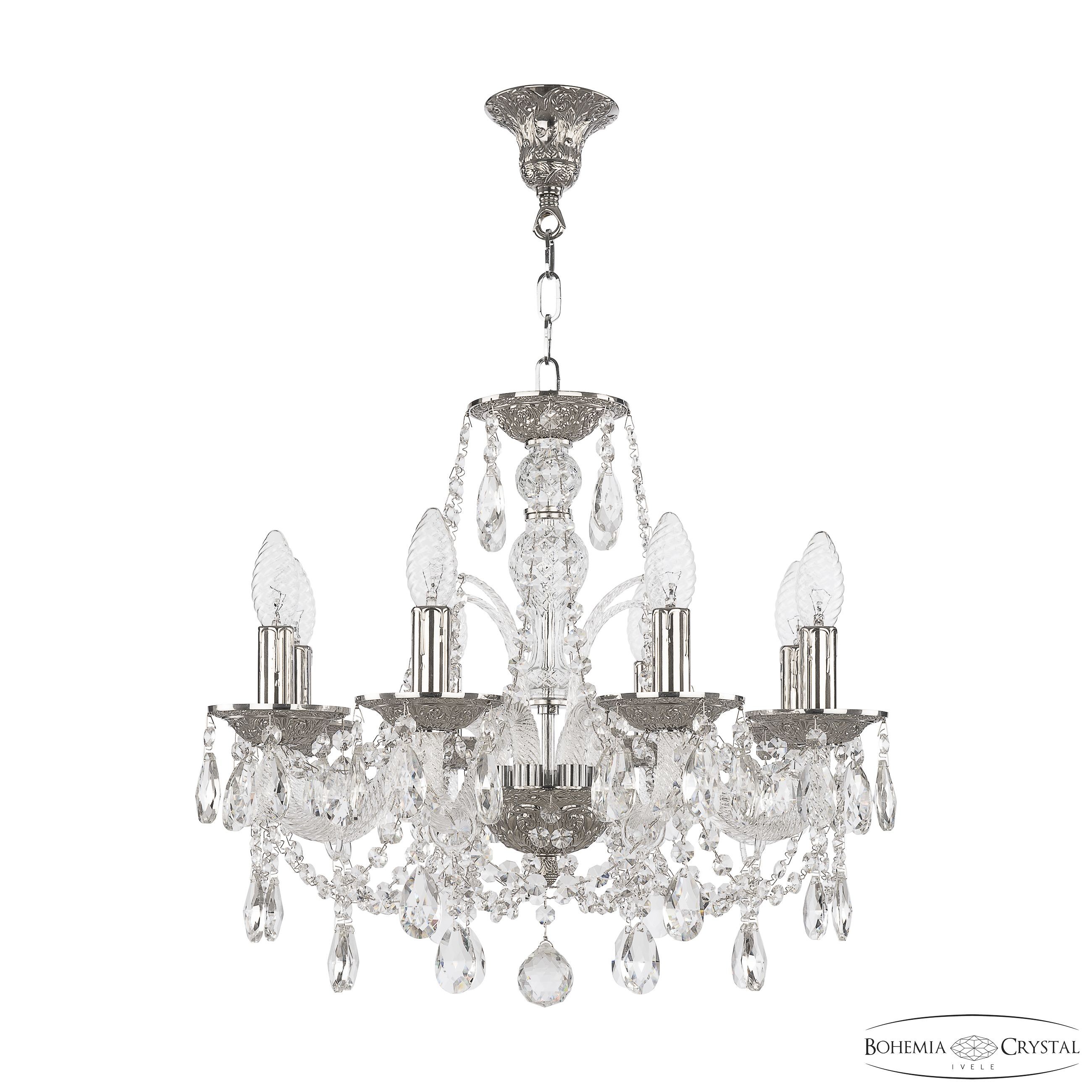 Подвесная хрустальная люстра 1605 Bohemia 1605/8/165 Ni