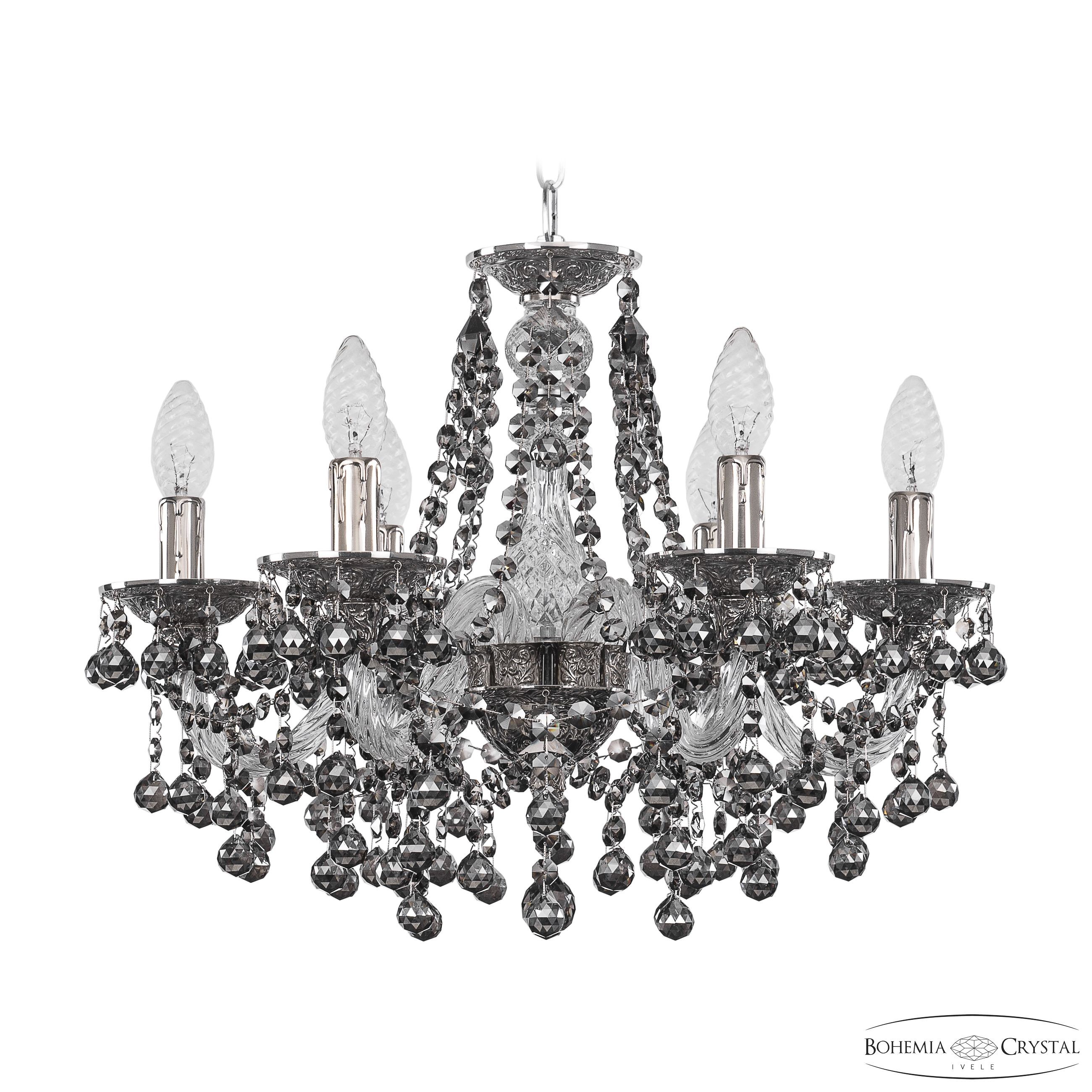 Подвесная хрустальная люстра 1609 Bohemia 16109/6/165 Ni R781