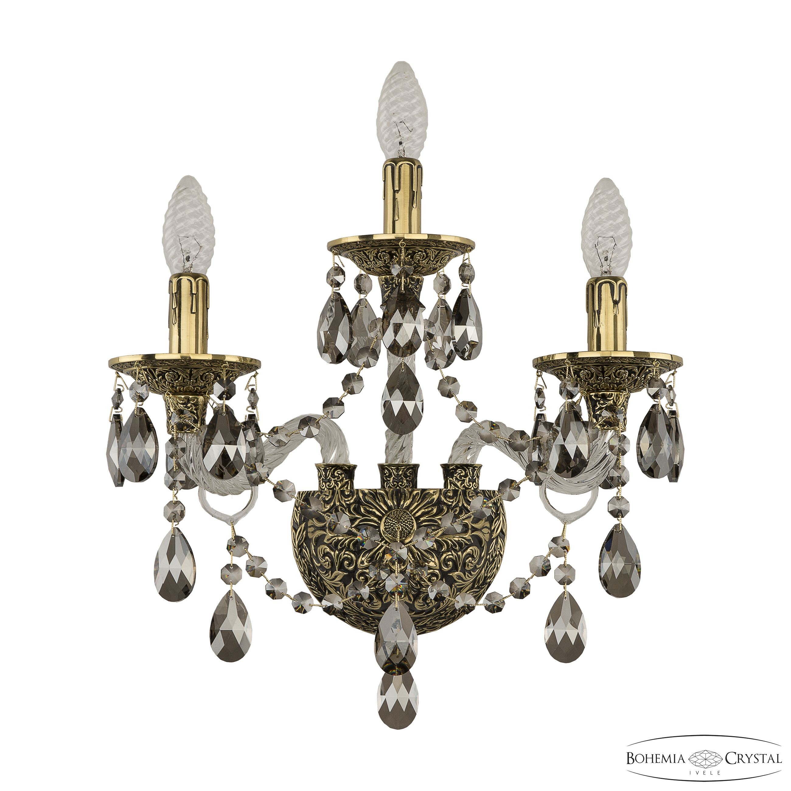 Настенное бра Bohemia 1615 16115B/2+1/165 GB R731