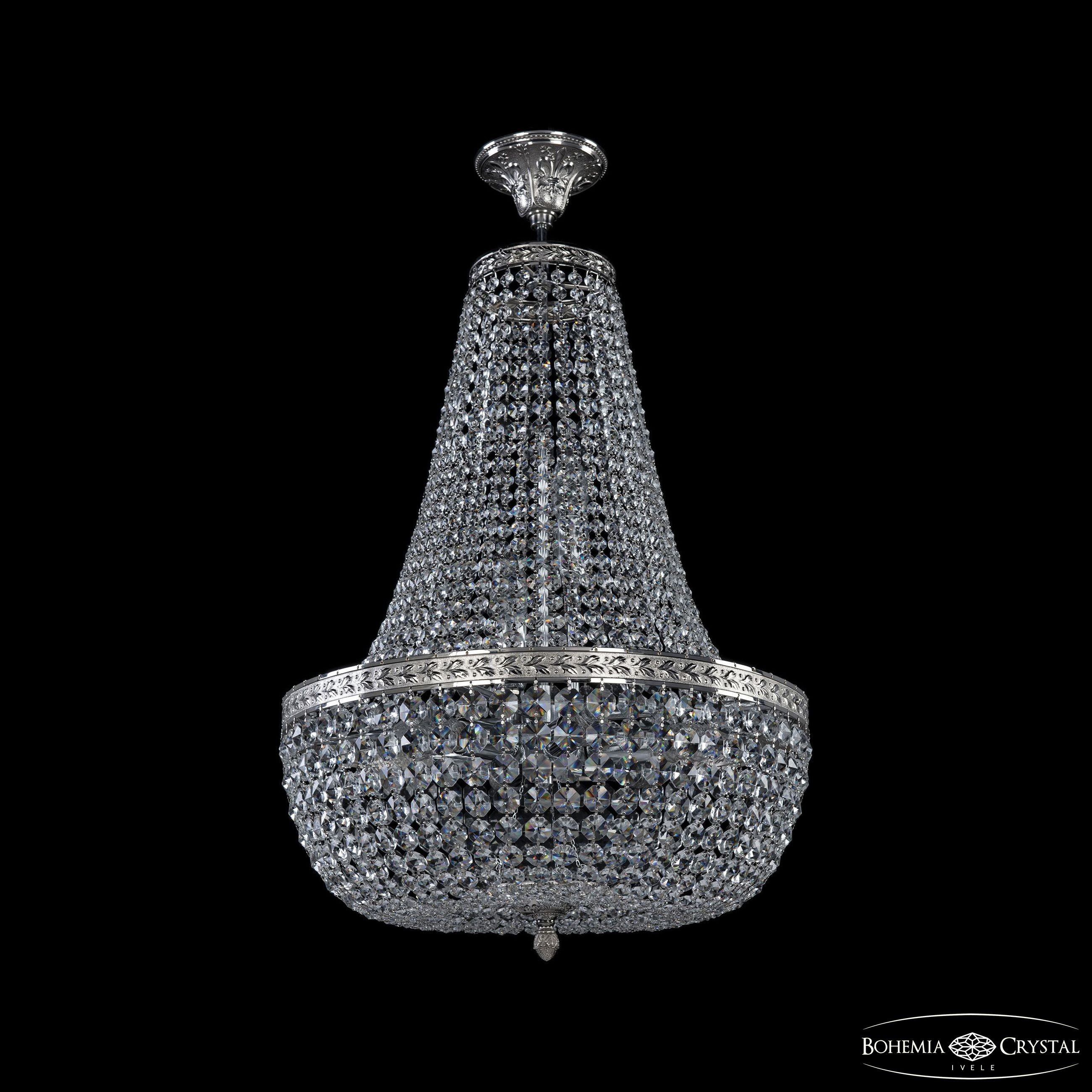 Потолочная хрустальная люстра Bohemia 1911 19111/H2/45IV Ni C1