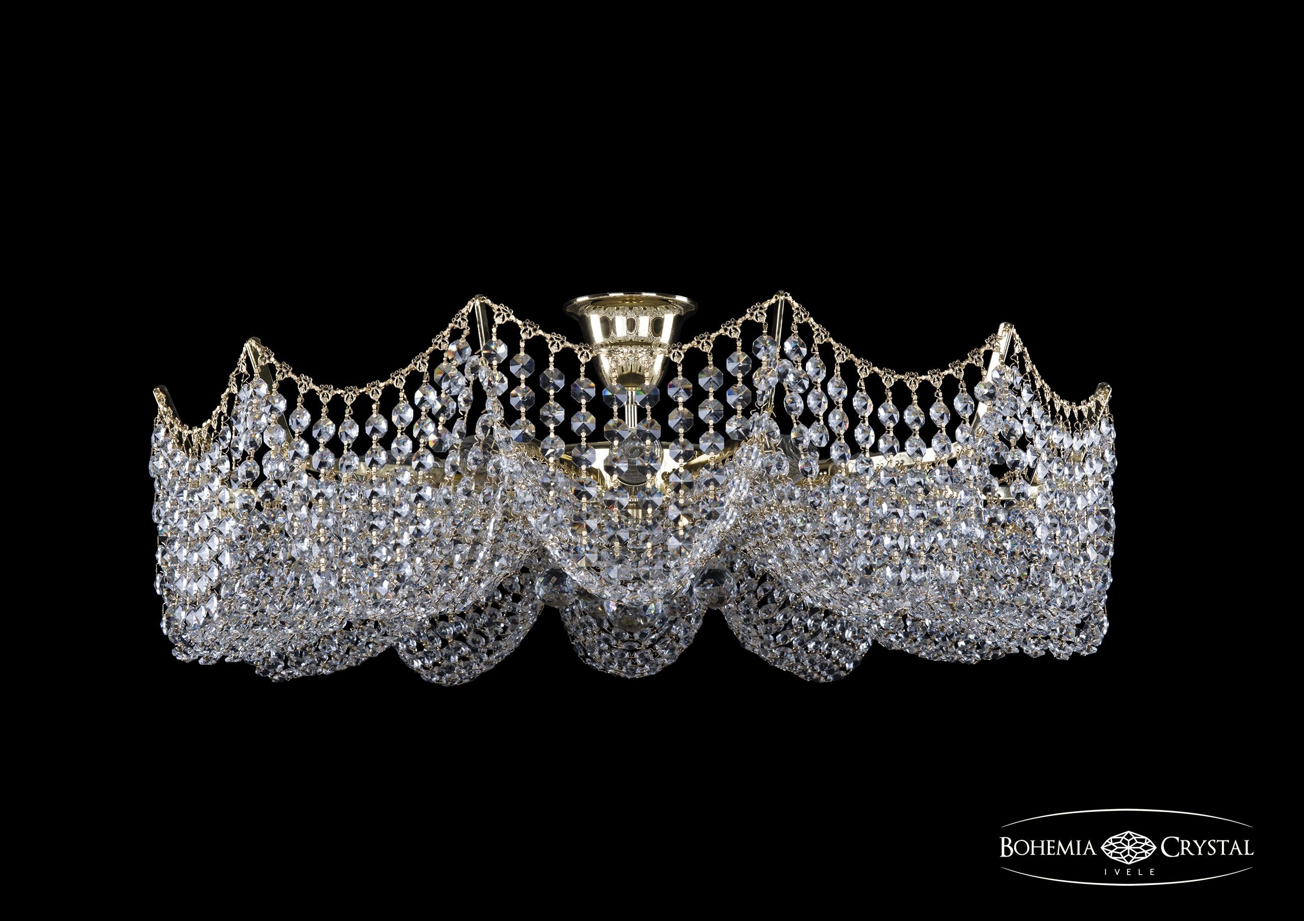 Потолочная хрустальная люстра Bohemia 7708 77081/64 G