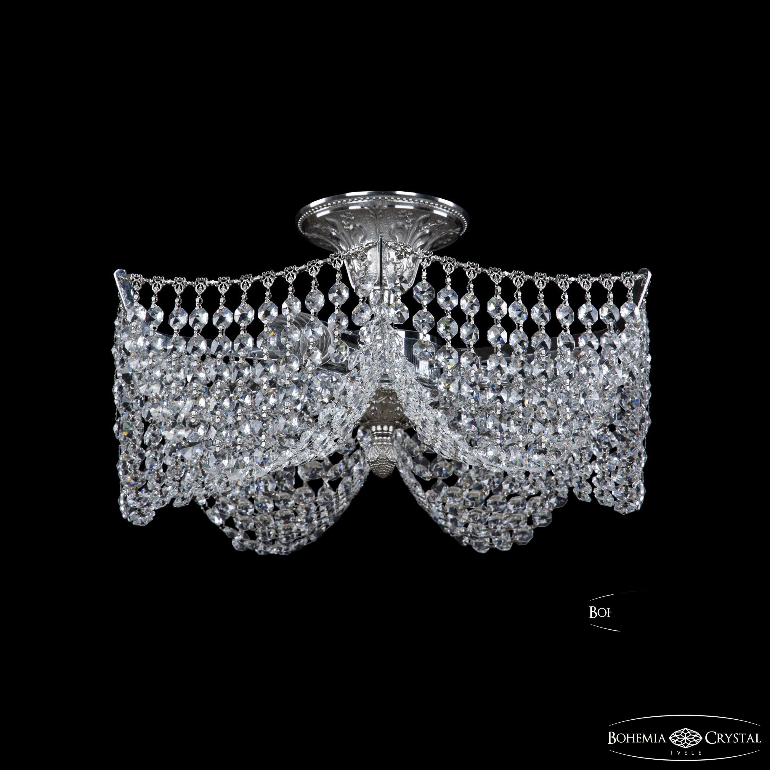 Потолочная хрустальная люстра Bohemia 7718 77181/42 Ni