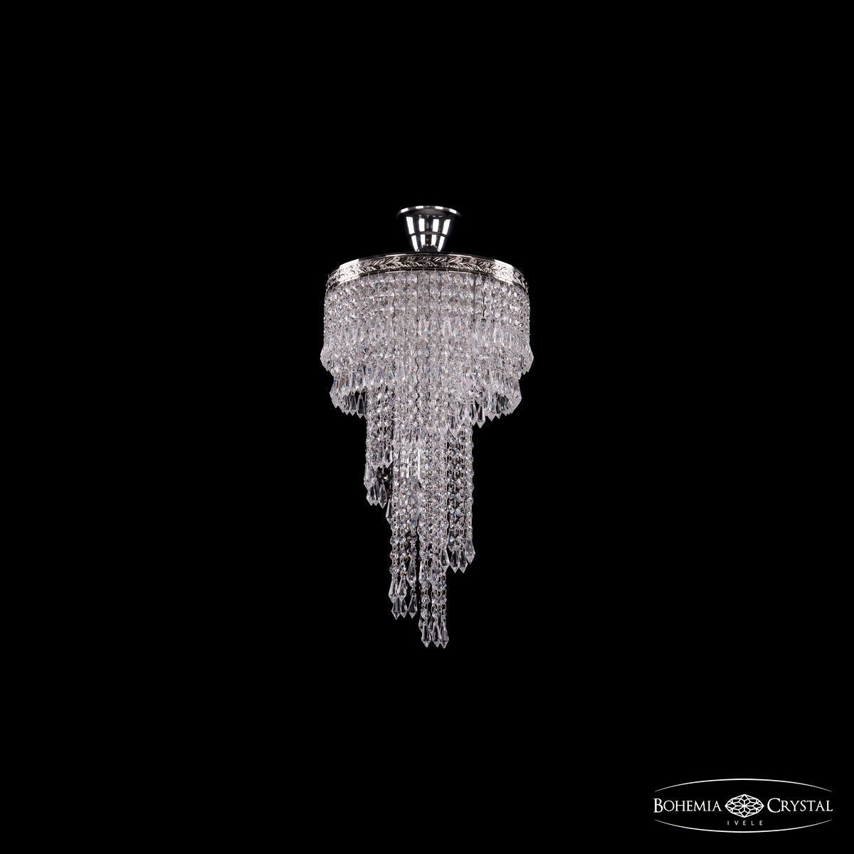 Люстра каскадная Bohemia 8311 8311/30-50 Ni
