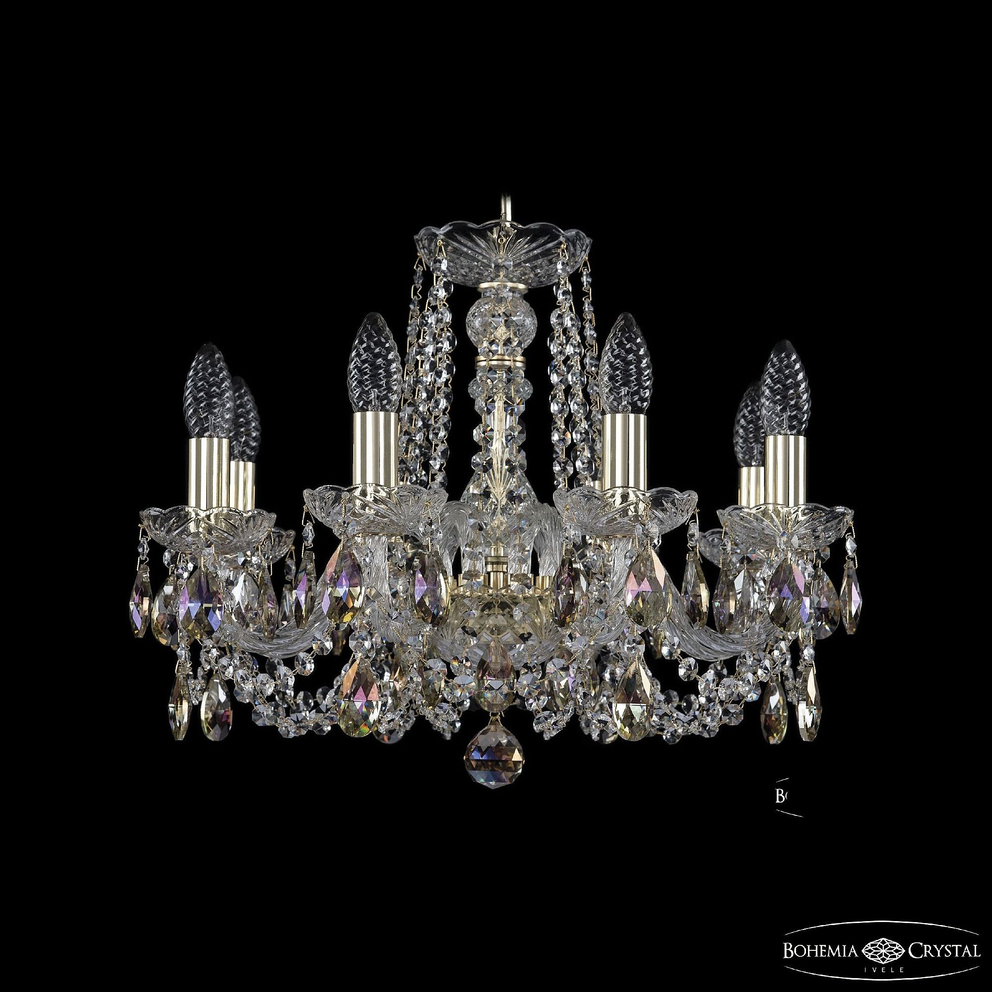 Подвесная хрустальная люстра 1402 Bohemia 1402/8/160 G K801