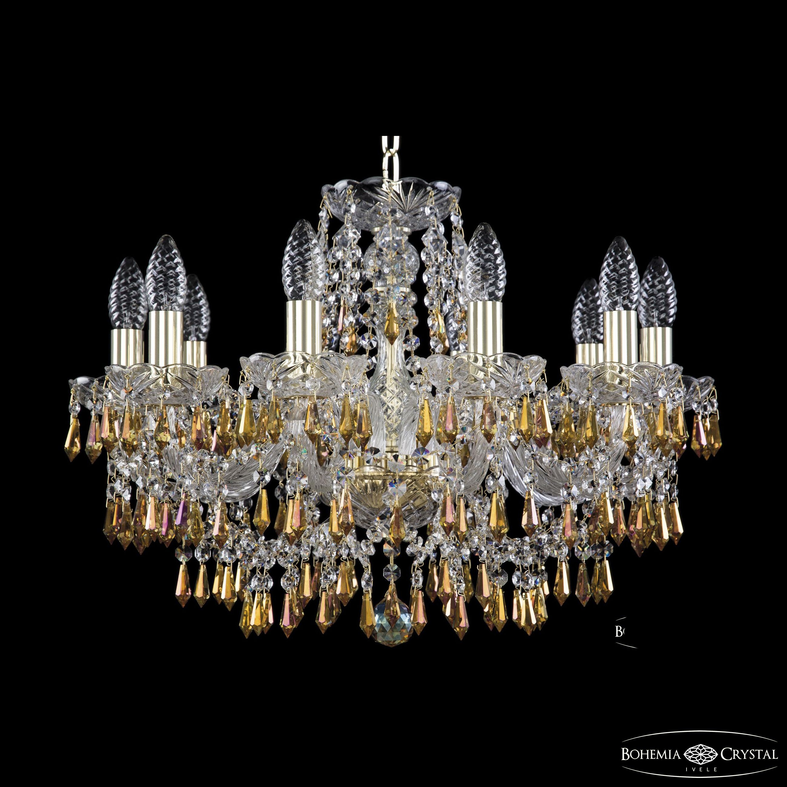 Подвесная хрустальная люстра 1403 Bohemia 1403/10/195 G K777