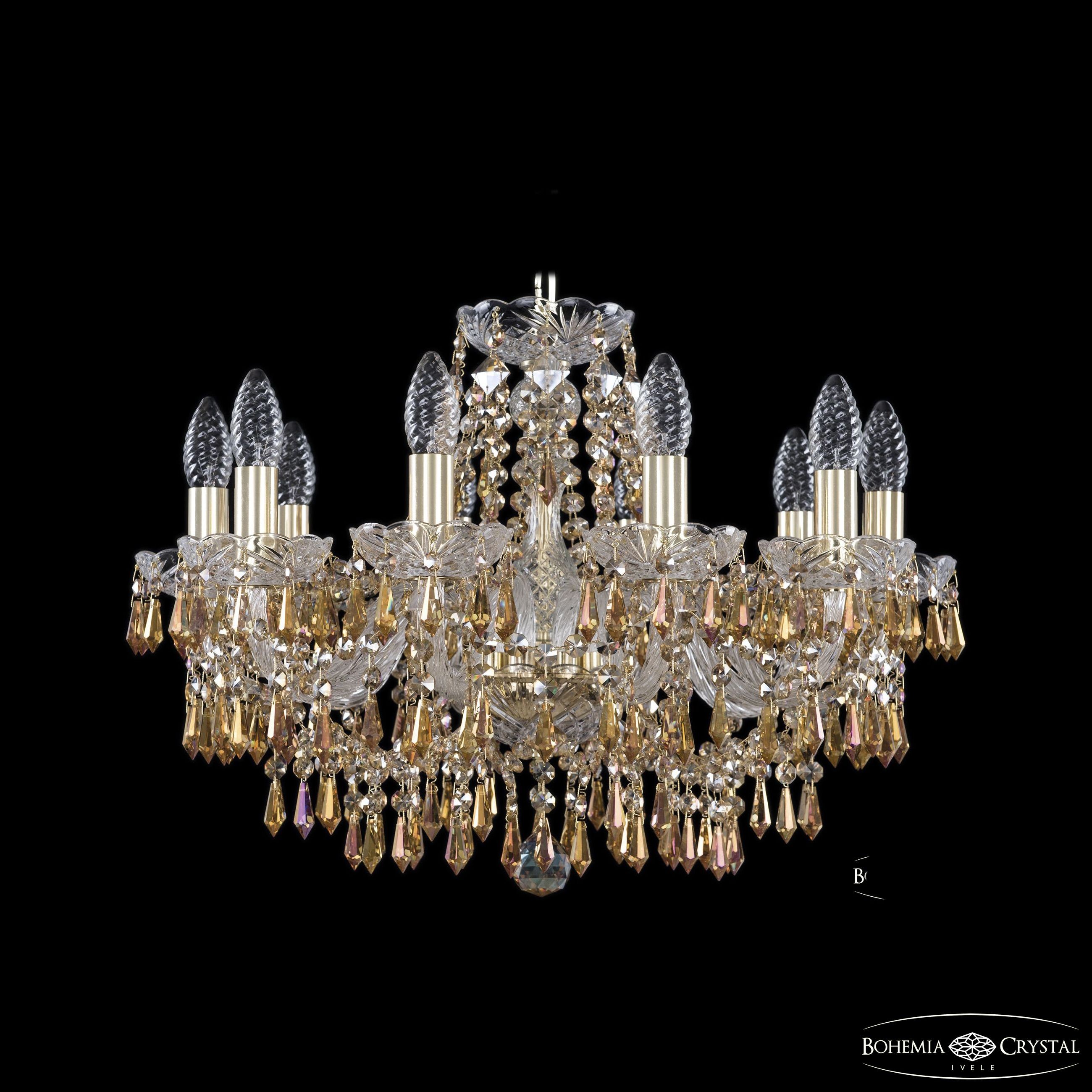 Подвесная хрустальная люстра 1403 Bohemia 1403/10/195 G R777
