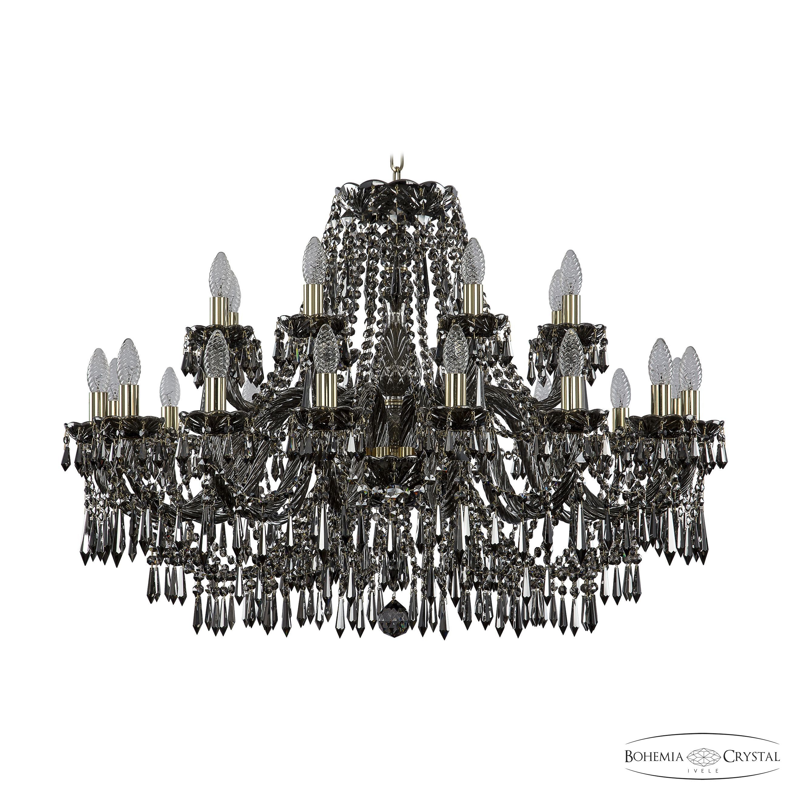 Подвесная хрустальная люстра 1403 Bohemia 1403/16+8/360 G M781