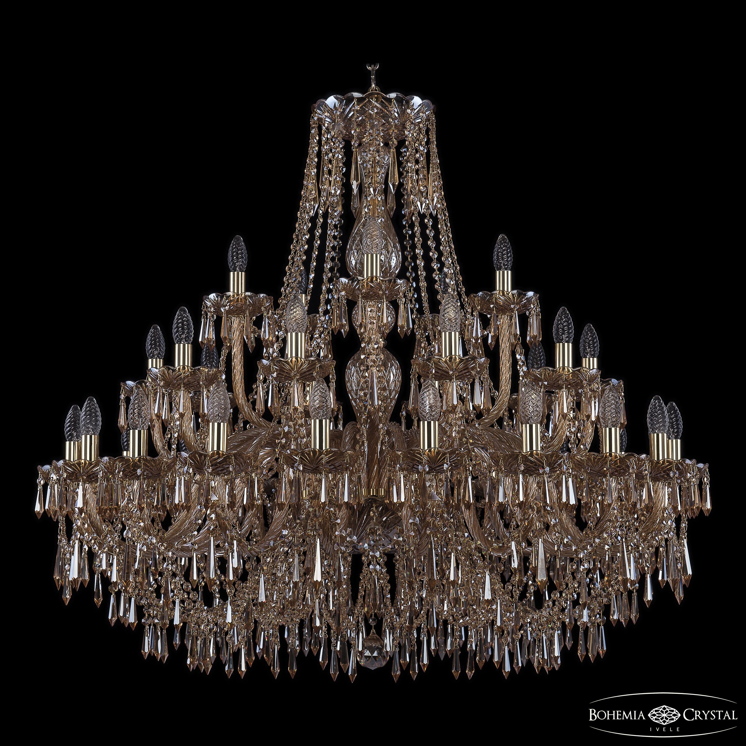 Подвесная хрустальная люстра 1403 Bohemia 1403/20+10+5/400 G M721