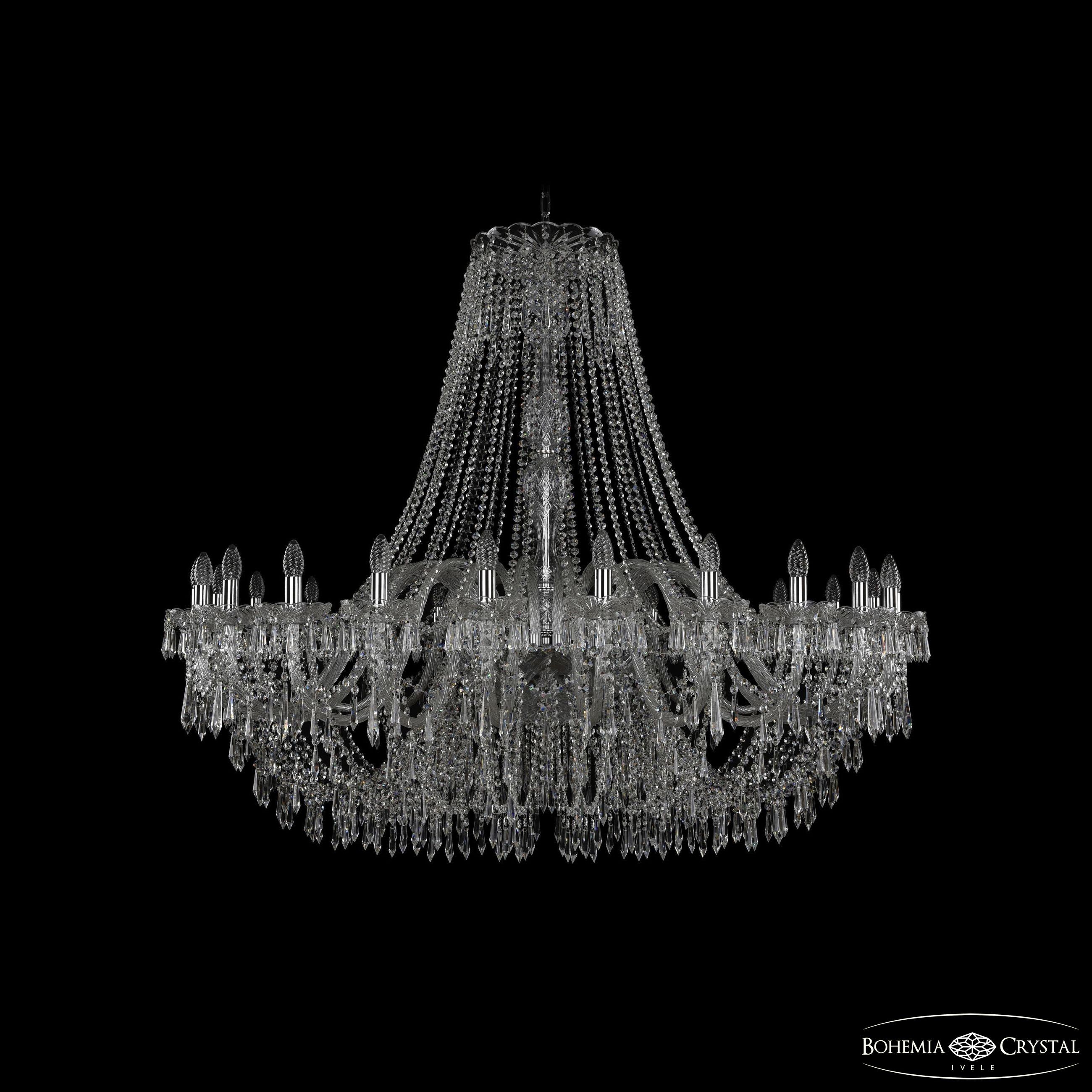 Подвесная хрустальная люстра 1403 Bohemia 1403/24/530 Ni