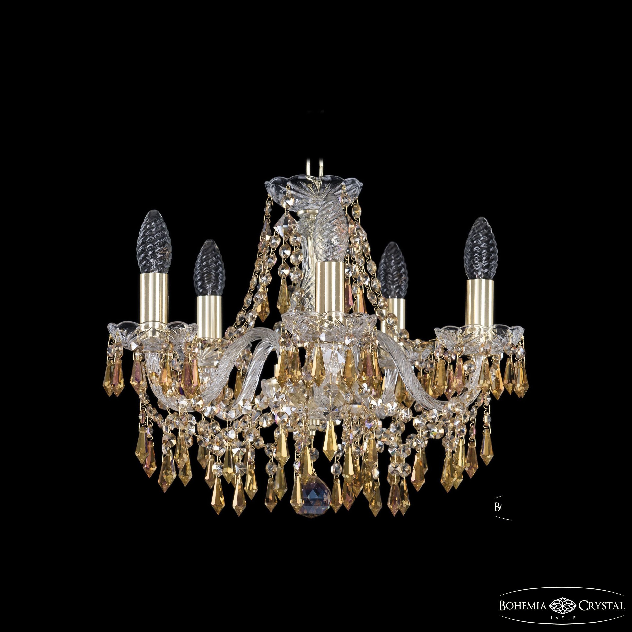 Подвесная хрустальная люстра 1403 Bohemia 1403/5/141 G R777