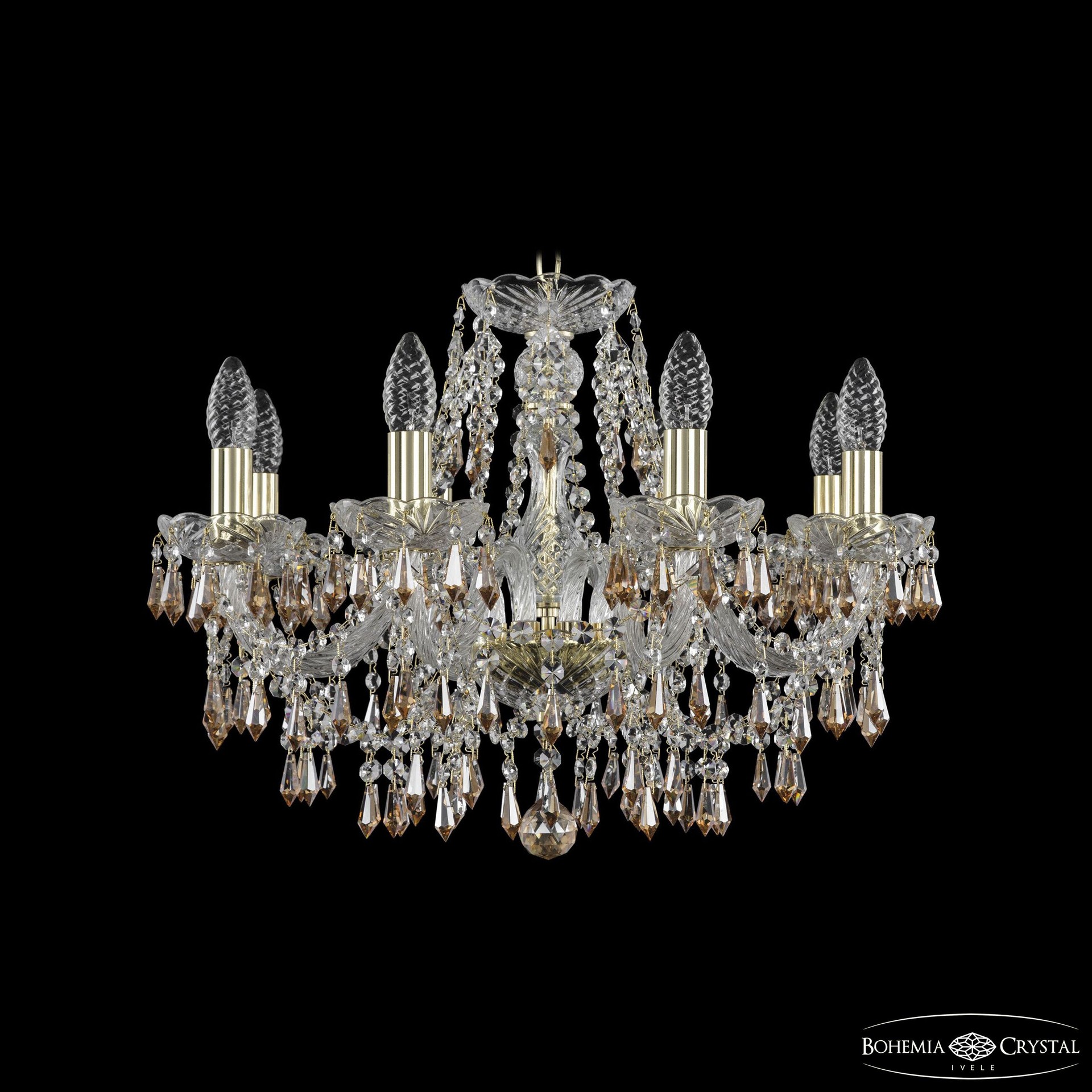 Подвесная хрустальная люстра 1403 Bohemia 1403/8/195 G K721
