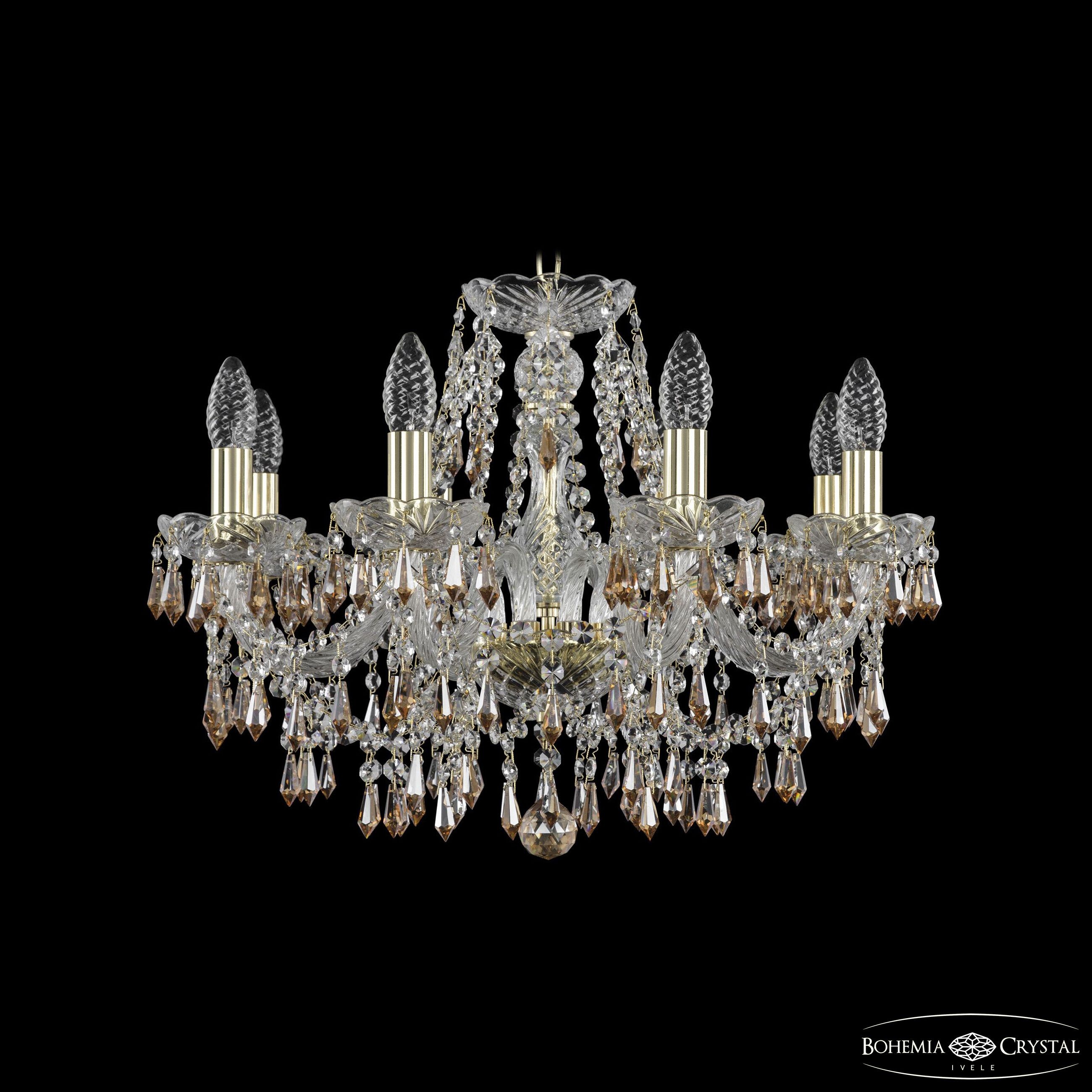 Подвесная хрустальная люстра 1403 Bohemia 1403/8/195 G K721