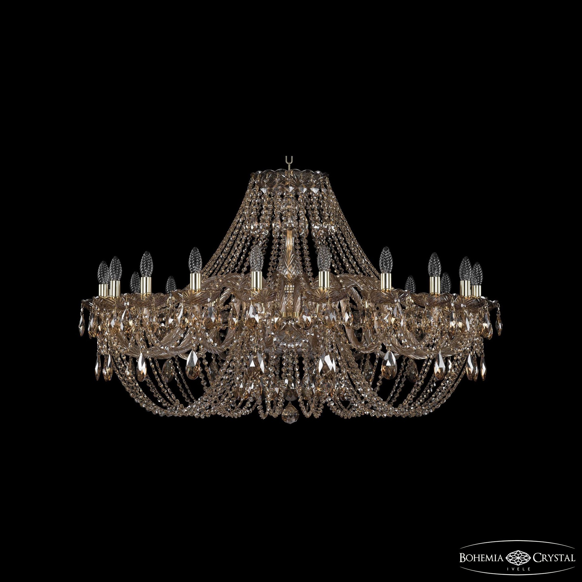 Подвесная хрустальная люстра 1406 Bohemia 1406/20/400 G M721