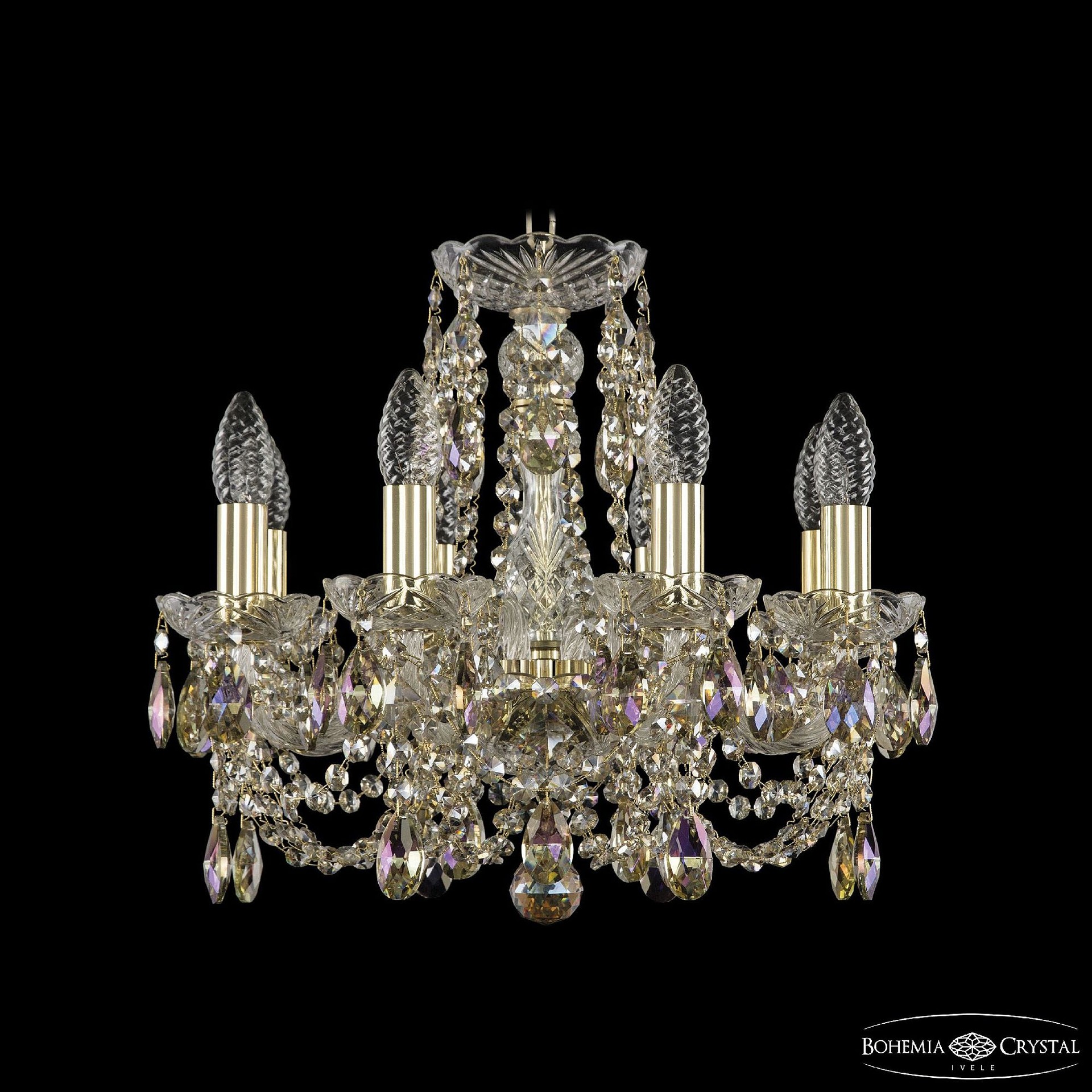 Подвесная хрустальная люстра 1406 Bohemia 1406/8/141 G R801