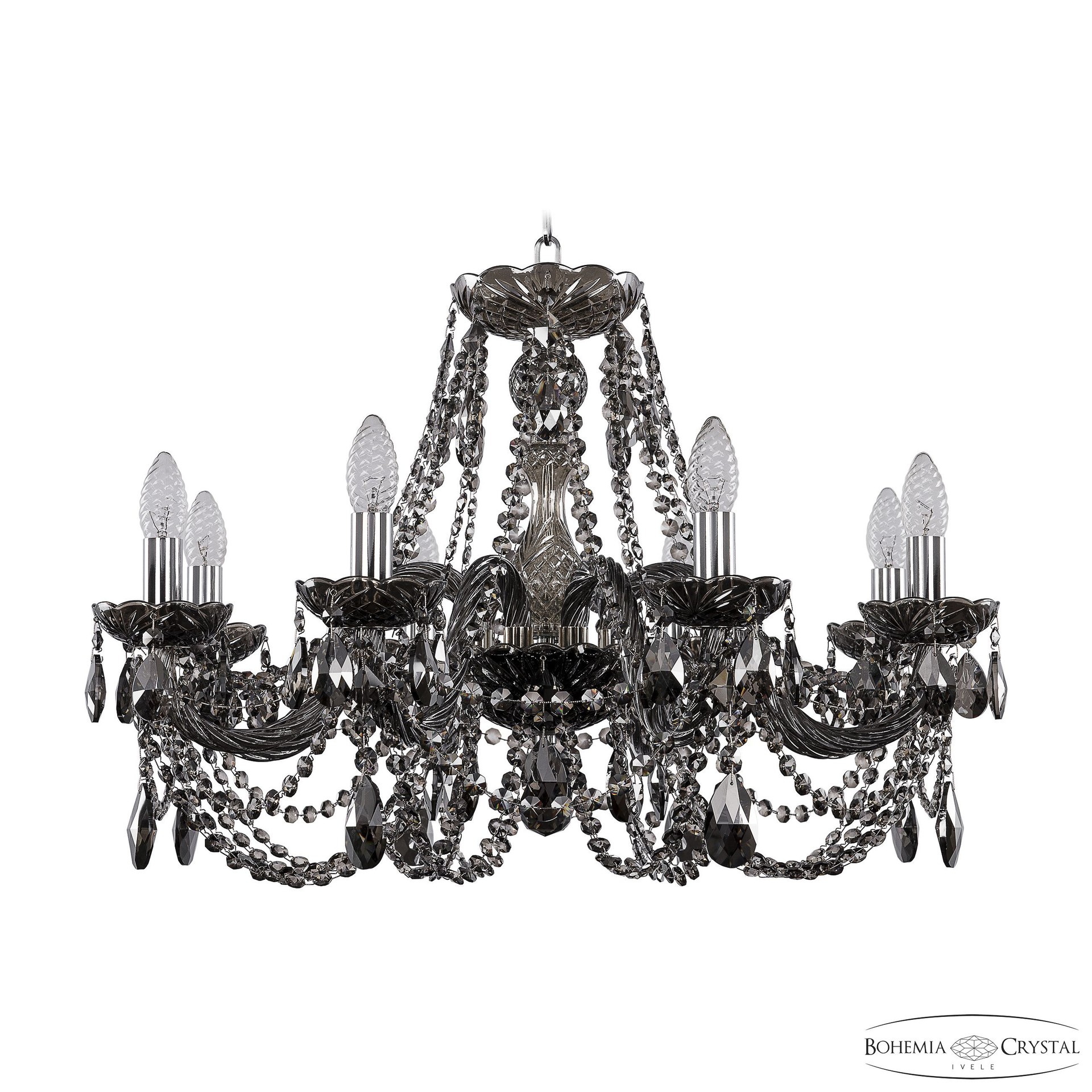 Подвесная хрустальная люстра 1406 Bohemia 1406/8/240 Ni M731
