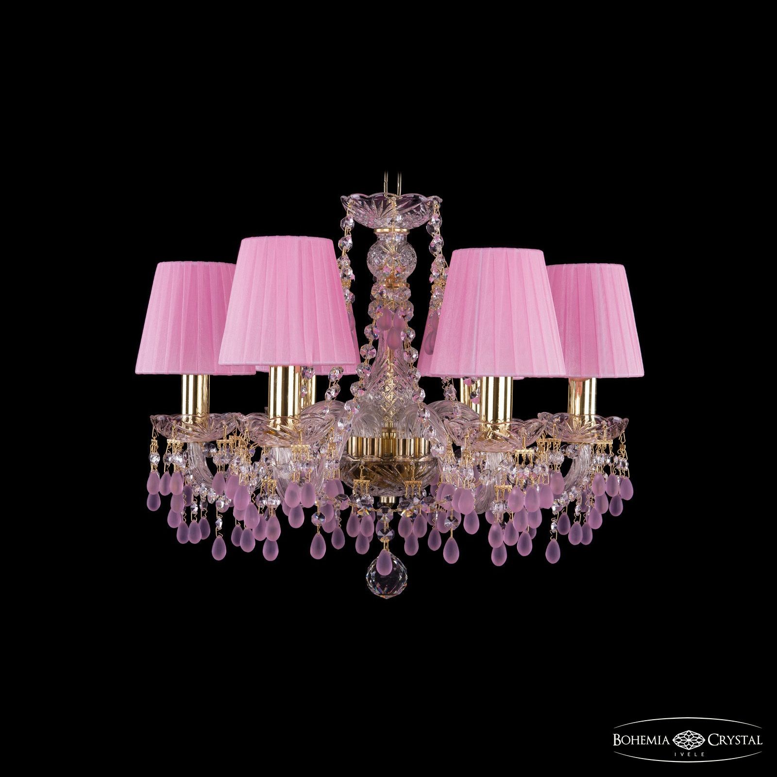 Подвесная хрустальная люстра 1410 Bohemia 1410/6/160 G V7010 SH1