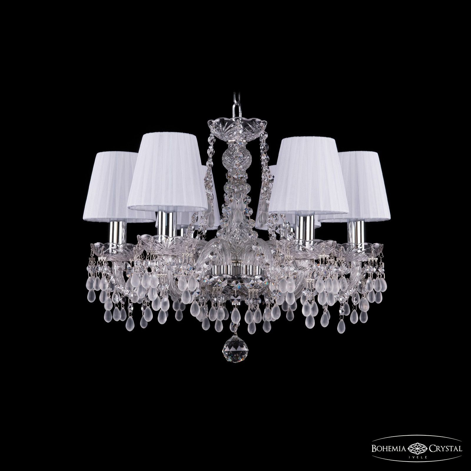 Подвесная хрустальная люстра 1410 Bohemia 1410/6/160 Ni V0300 SH2