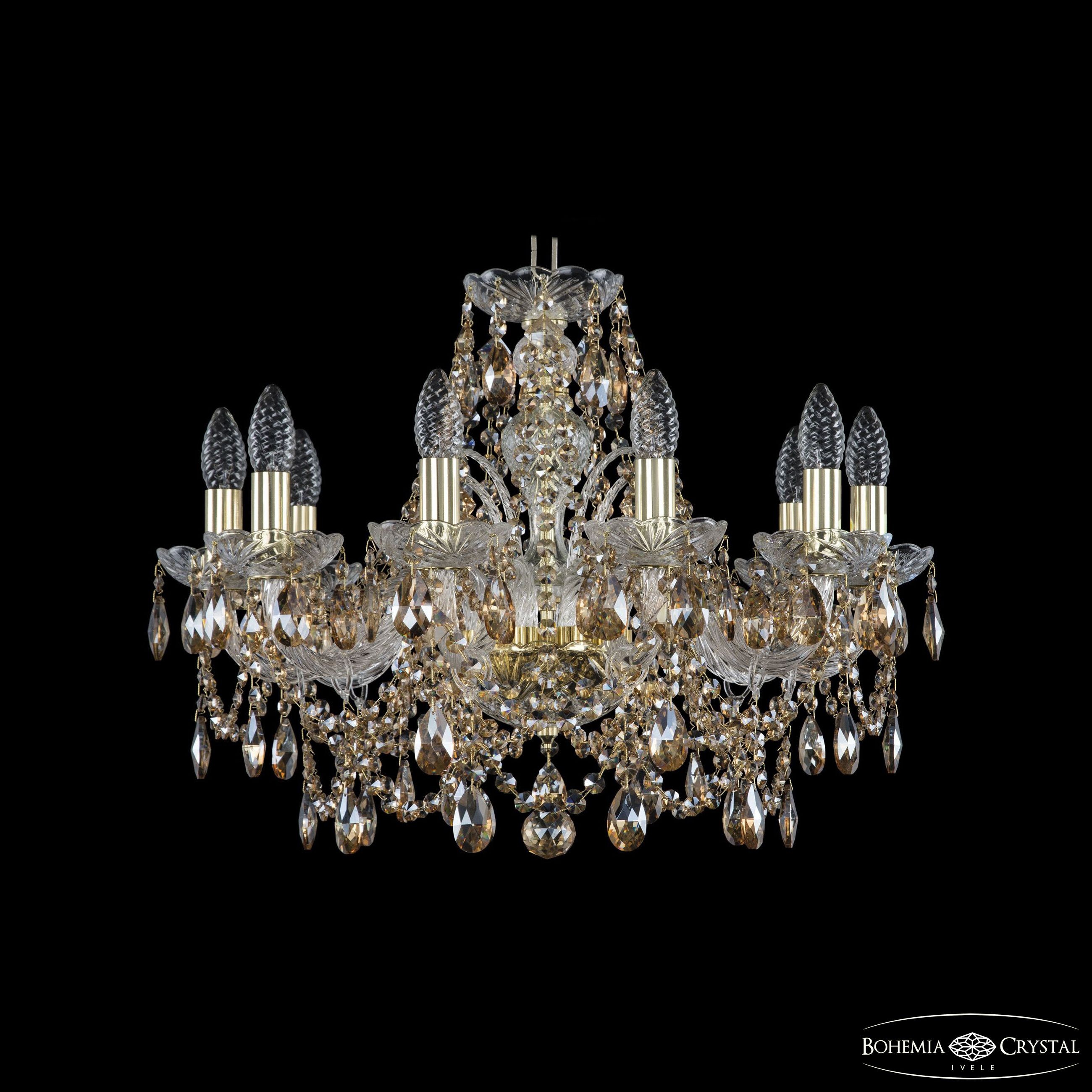 Подвесная хрустальная люстра 1411 Bohemia 1411/10/195 G R721
