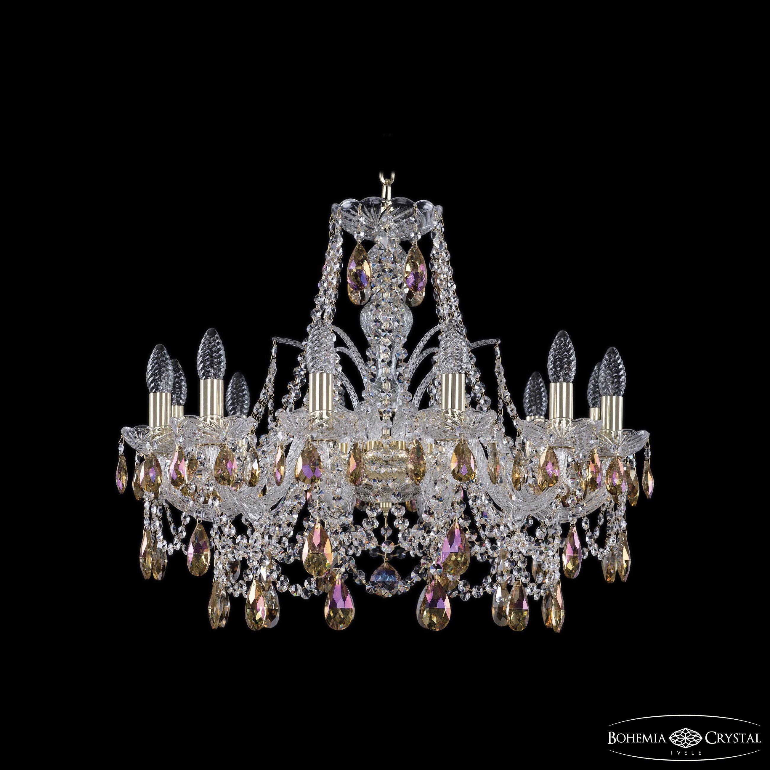 Подвесная хрустальная люстра 1411 Bohemia 1411/12/240 G K777