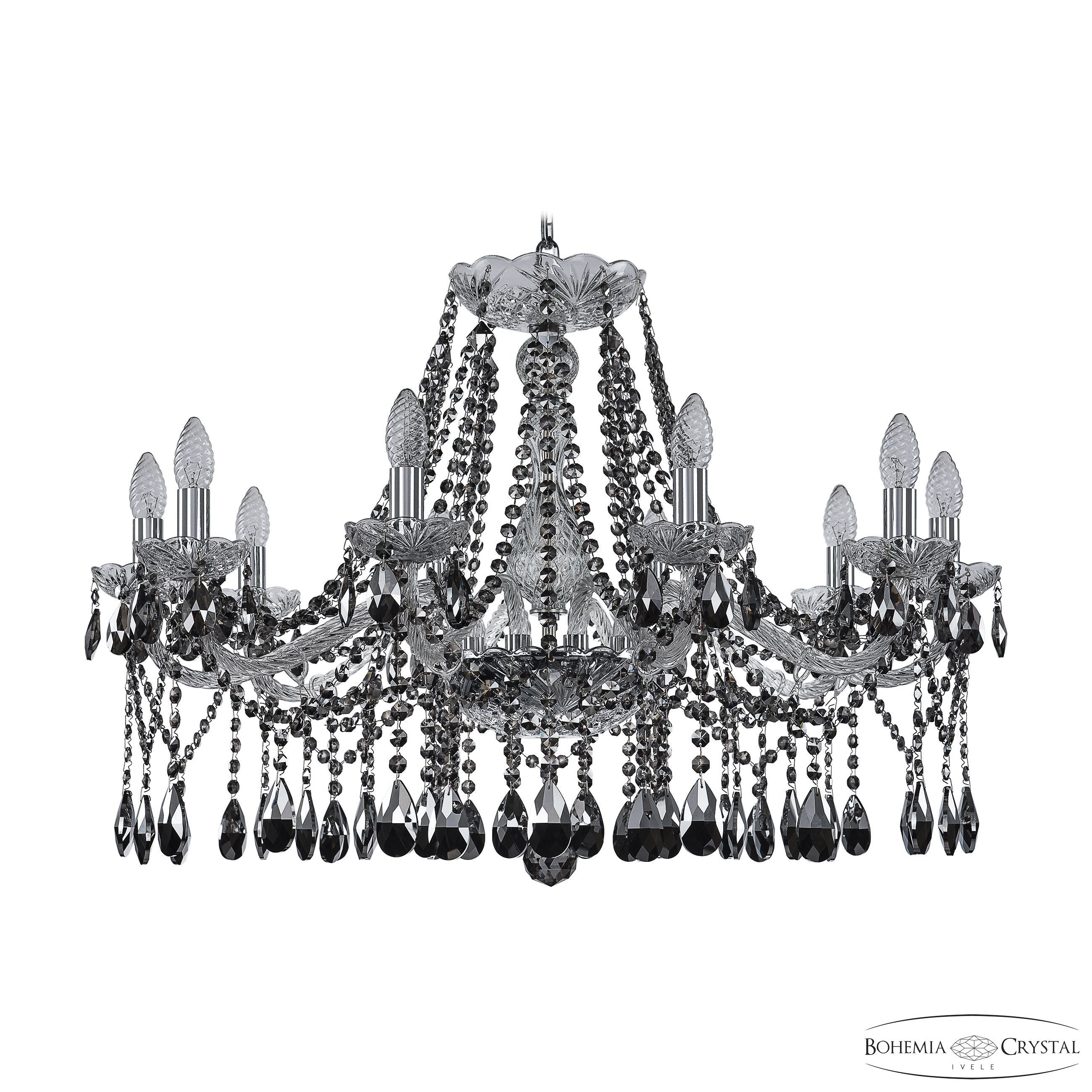 Подвесная хрустальная люстра 1413 Bohemia 1413/10/300 Ni R781