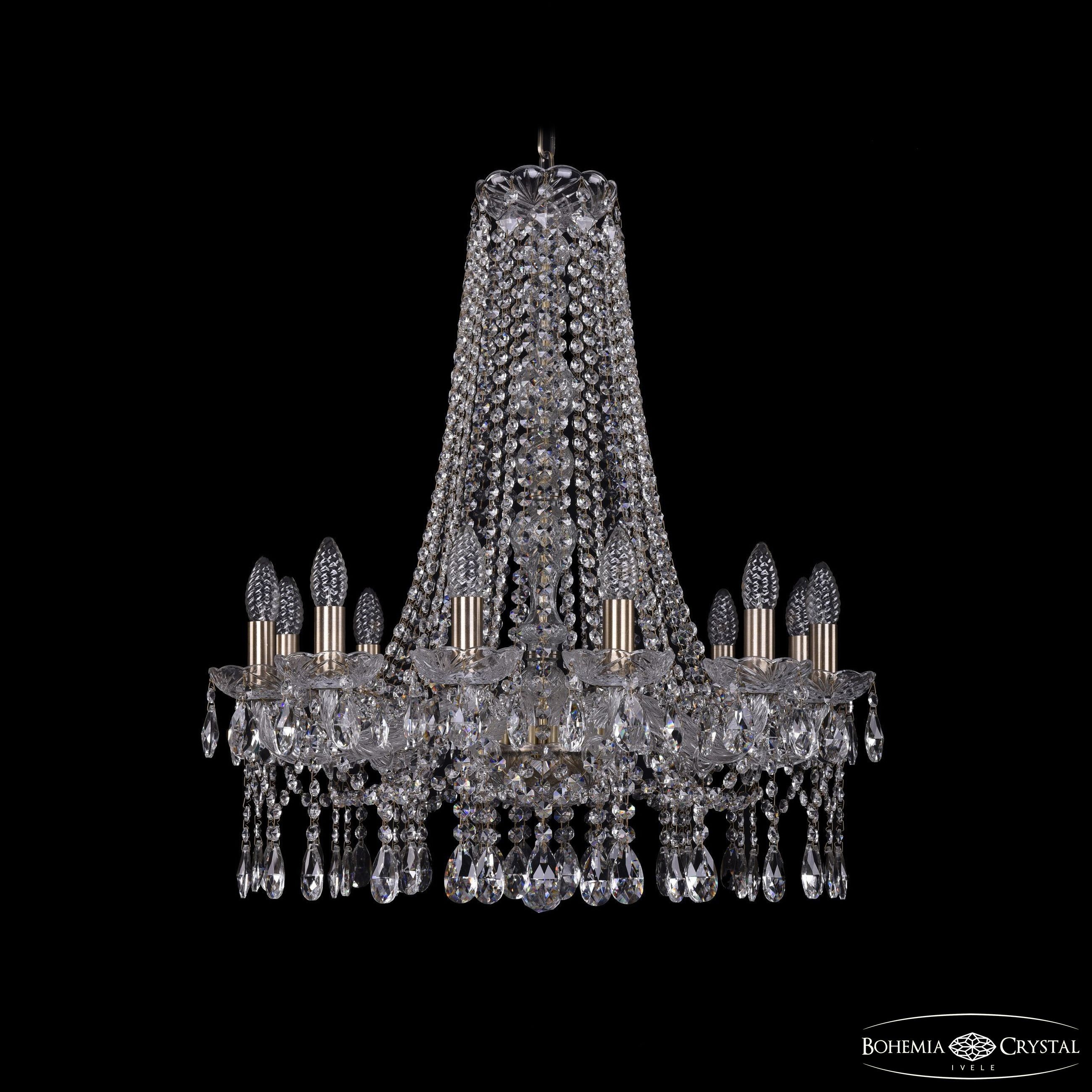 Подвесная хрустальная люстра 1413 Bohemia 1413/12/220/h-73 Pa