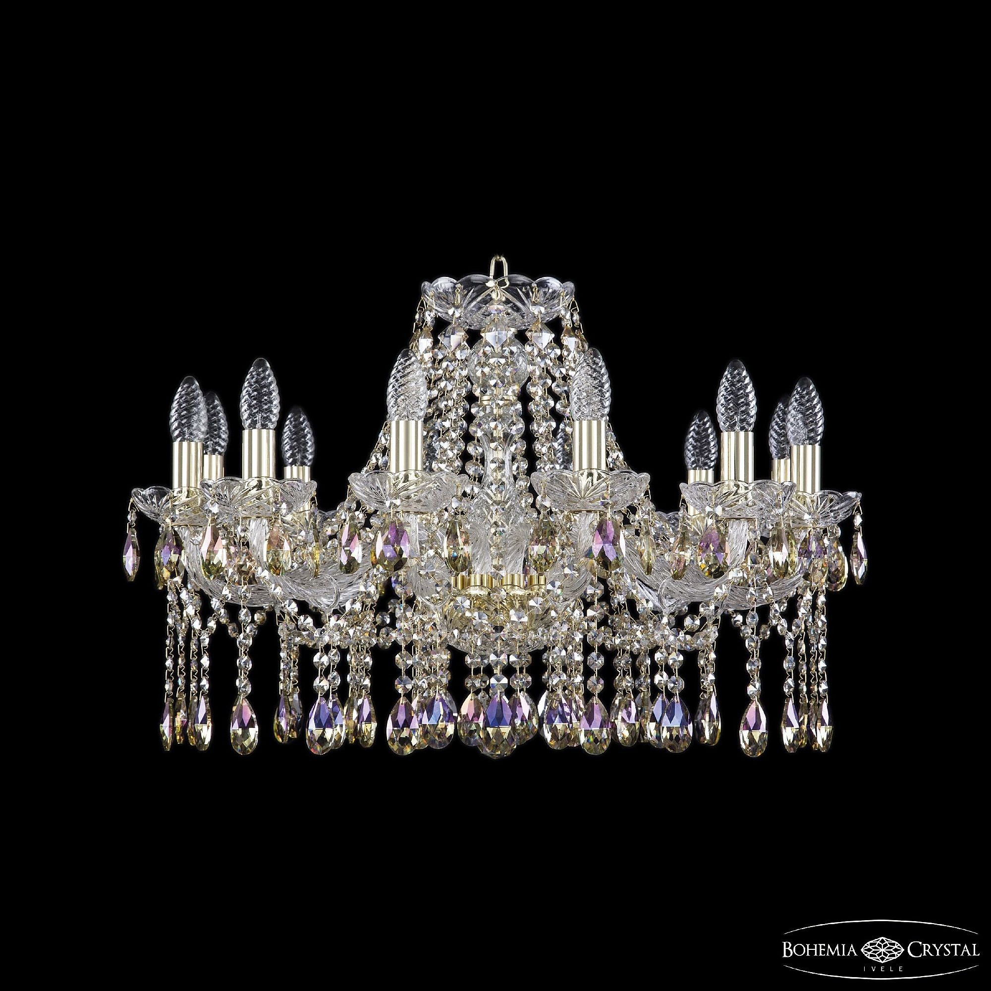 Подвесная хрустальная люстра 1413 Bohemia 1413/12/240 G R801