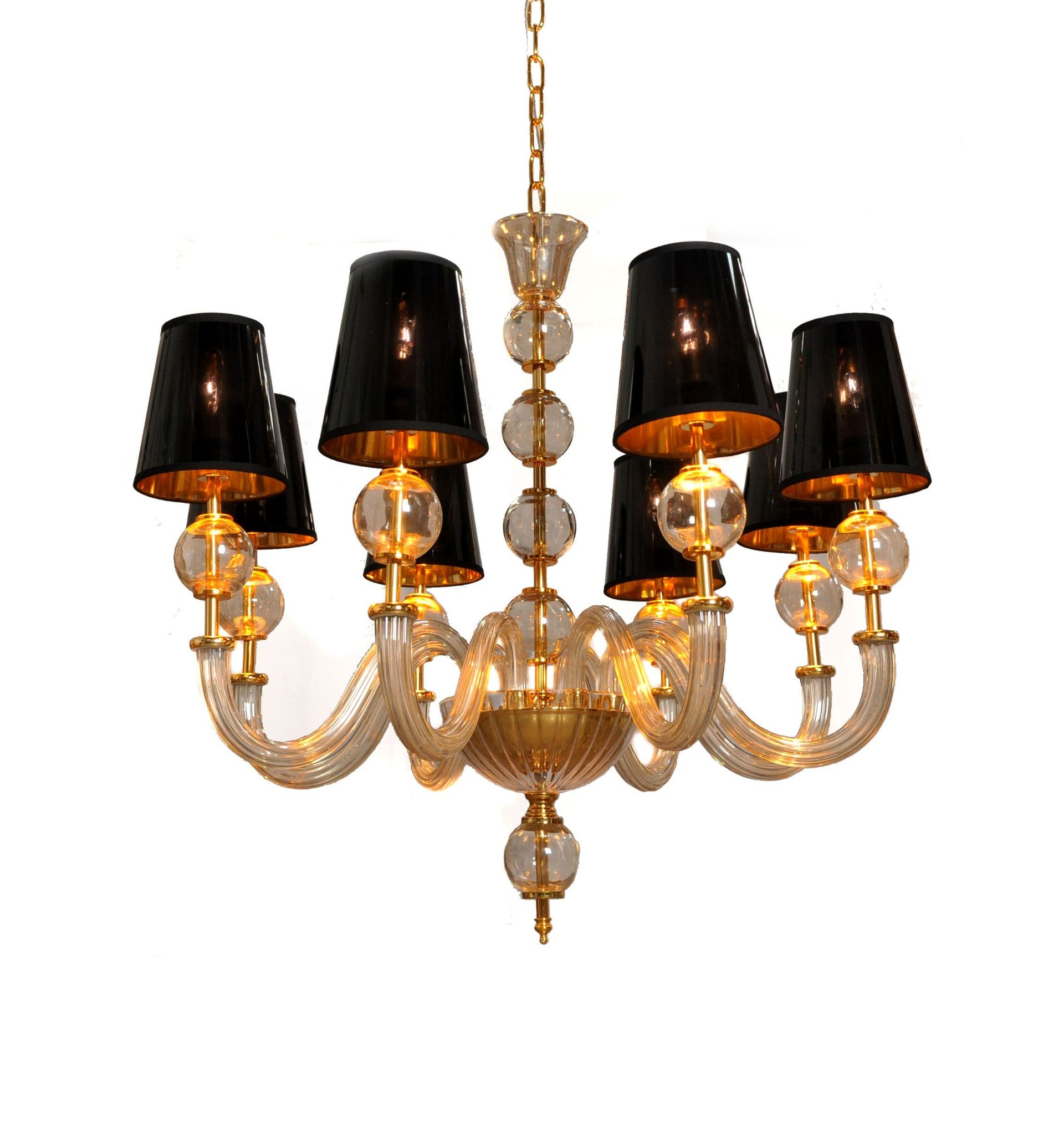 Подвесная люстра Lumina Deco Stefanea LDP 5012-8 BK