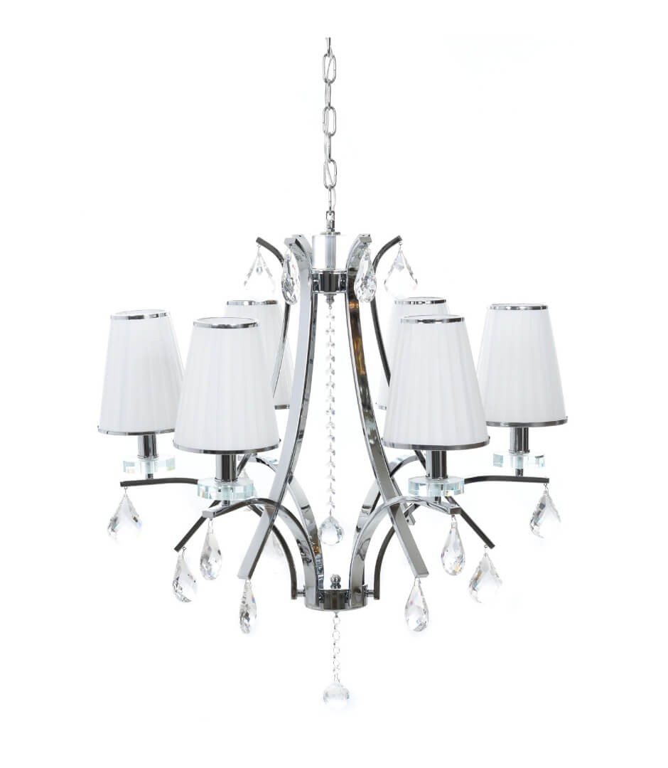 Подвесная люстра Lumina Deco LDP 66247-6 WT+CHR