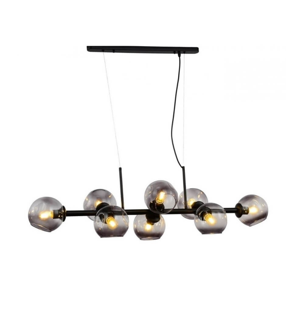 Подвесная люстра Lumina Deco Moretti LDP 7003-8 BK