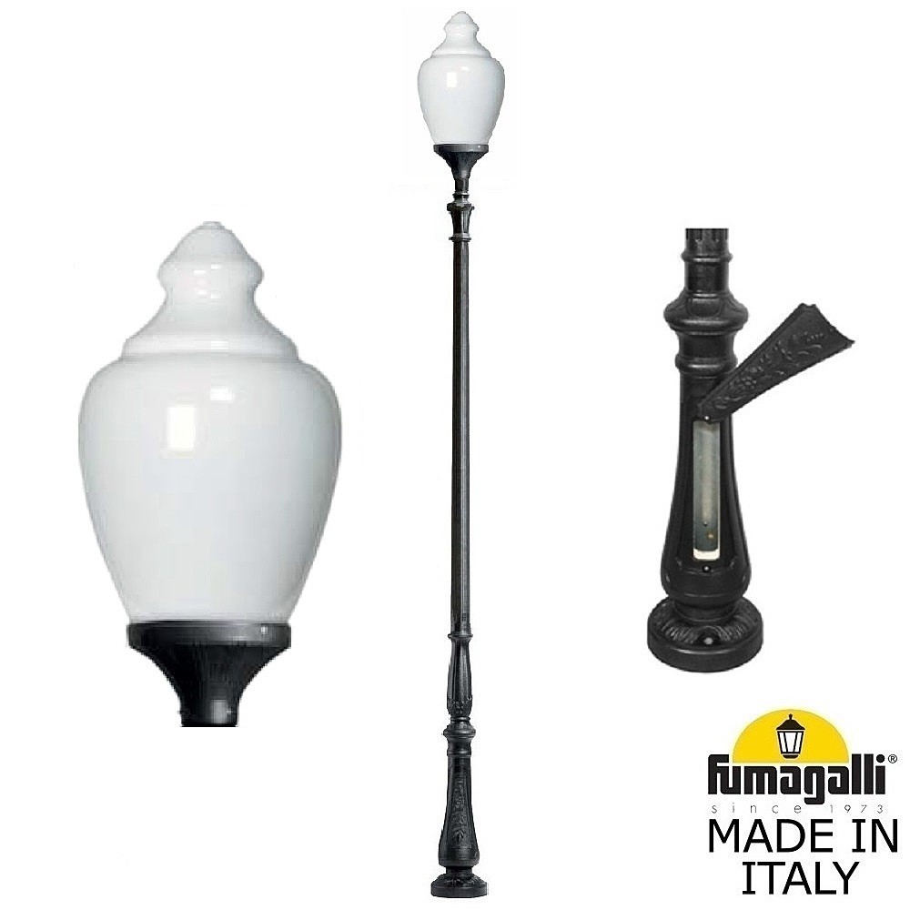 Столб фонарный уличный Fumagalli Cana C50.208.000.AYE27