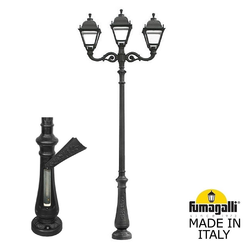 Столб фонарный уличный Fumagalli Simon U33.202.M21.AYH27