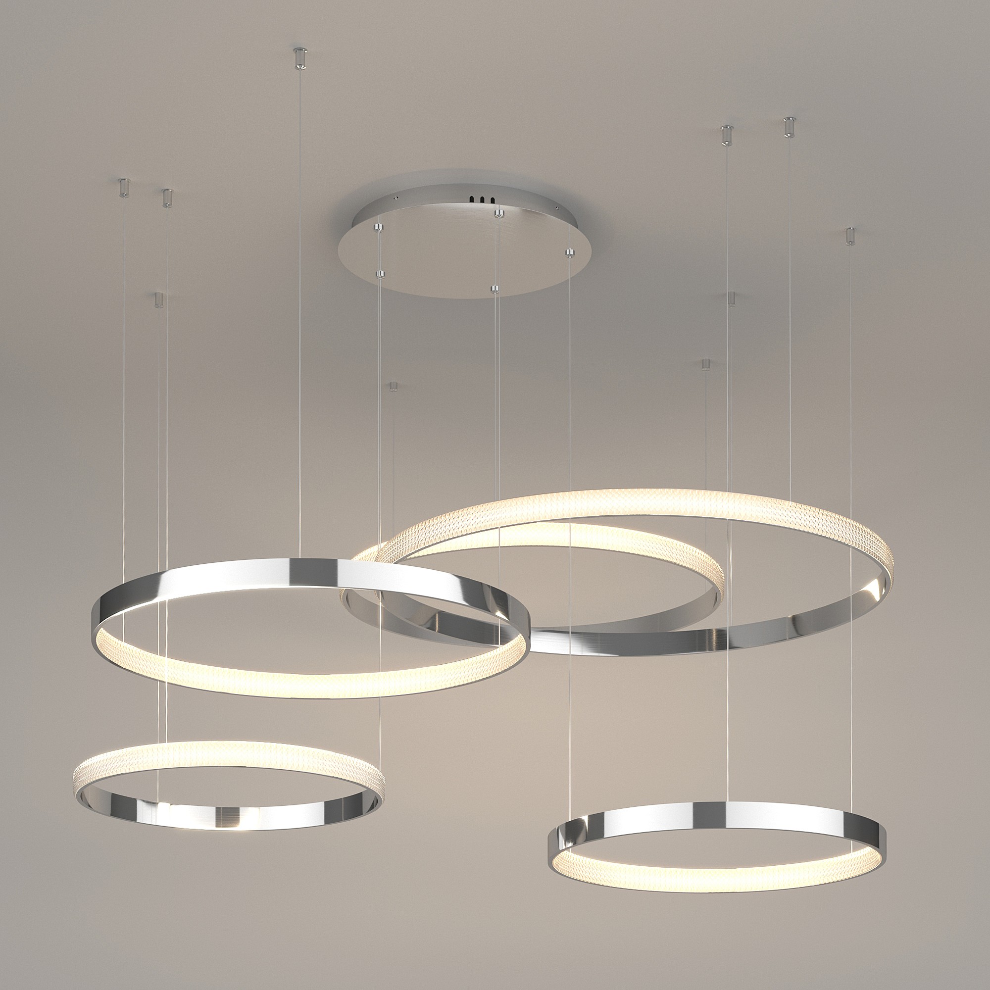 Светильник подвесной Eurosvet Posh 90275/5 хром Smart