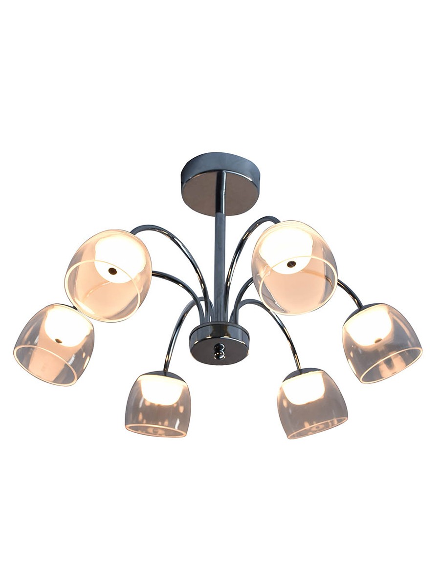 Потолочная светодиодная люстра Aquarius Hiper H821-6