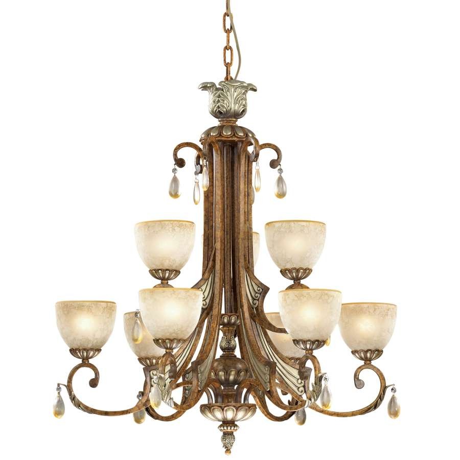 Люстра многоярусная Ruffin 2455/9 Odeon Light