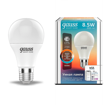 Светодиодная лампа Gauss Smart Home ЛОН 1130112