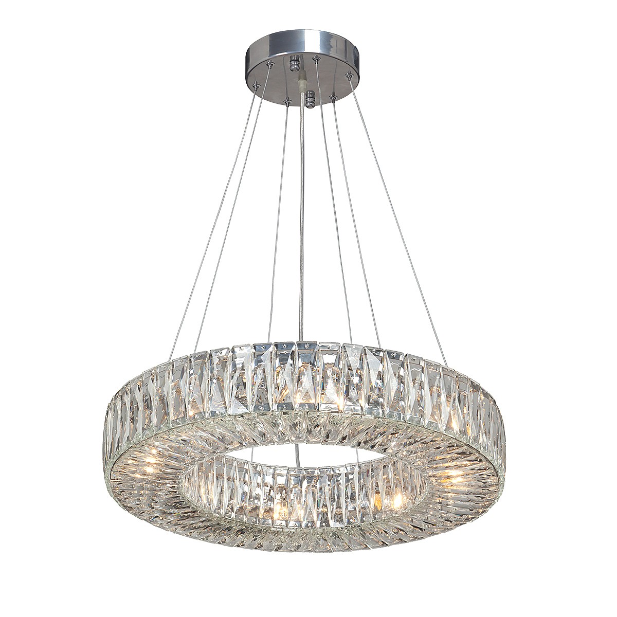 Подвесная хрустальная люстра V5342 Vitaluce V5342-9/8S