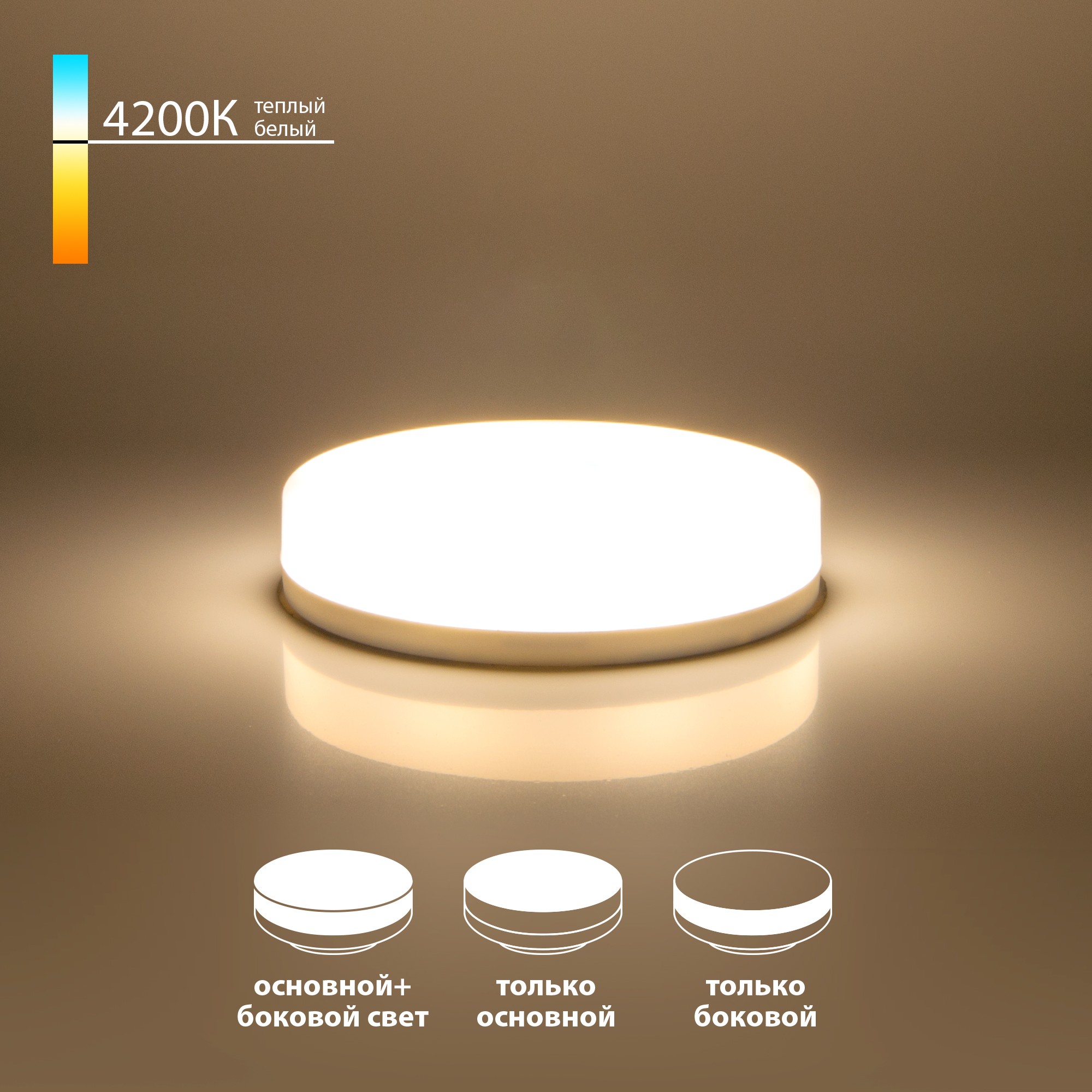 Светодиодная лампа Elektrostandard GX53 LED PC 6W 4200К (BLGX5307) три режима