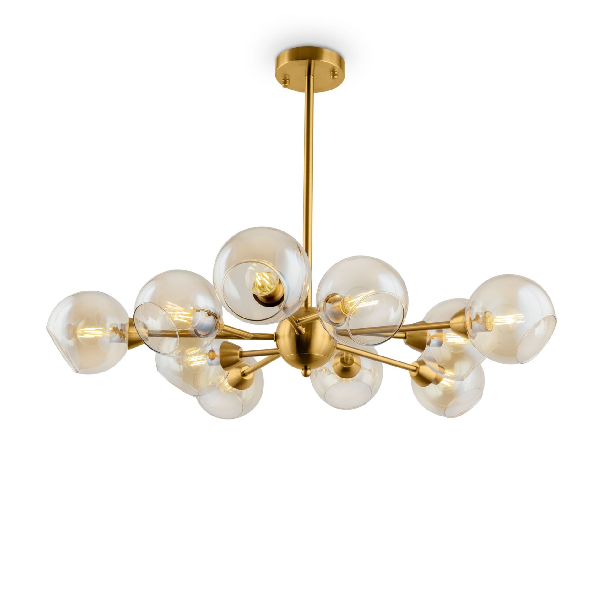 Люстра на штанге Freya Sherry FR5121PL-10G