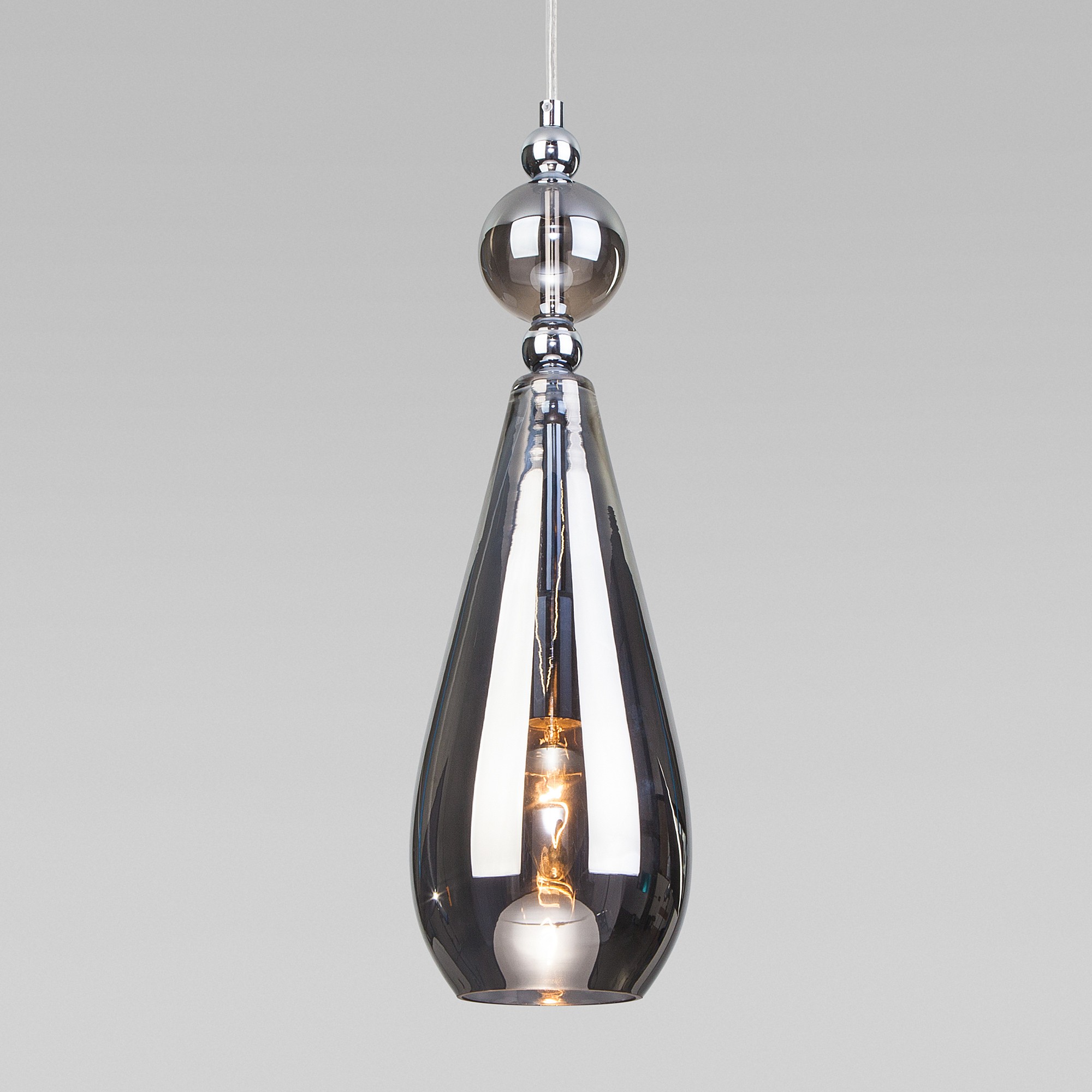 Светильник подвесной Eurosvet Ilario 50202/1 дымчатый